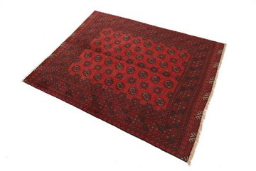 Orientteppich Afghan Akhche 147x188 Handgeknüpfter Orientteppich, Nain Trading, rechteckig, Höhe: 6 mm