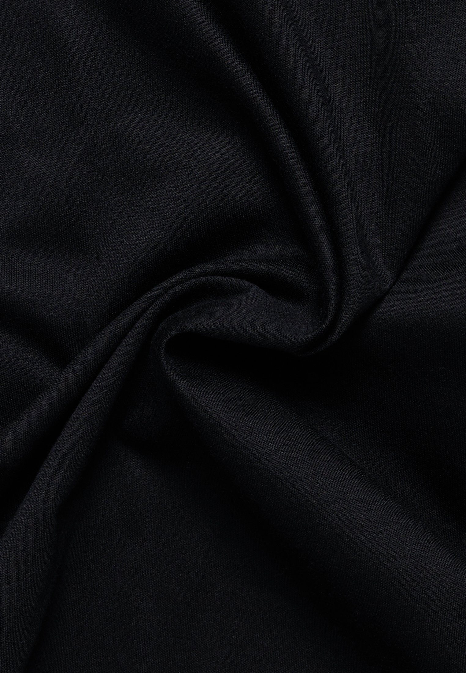Eterna Langarmhemd schwarz FIT MODERN