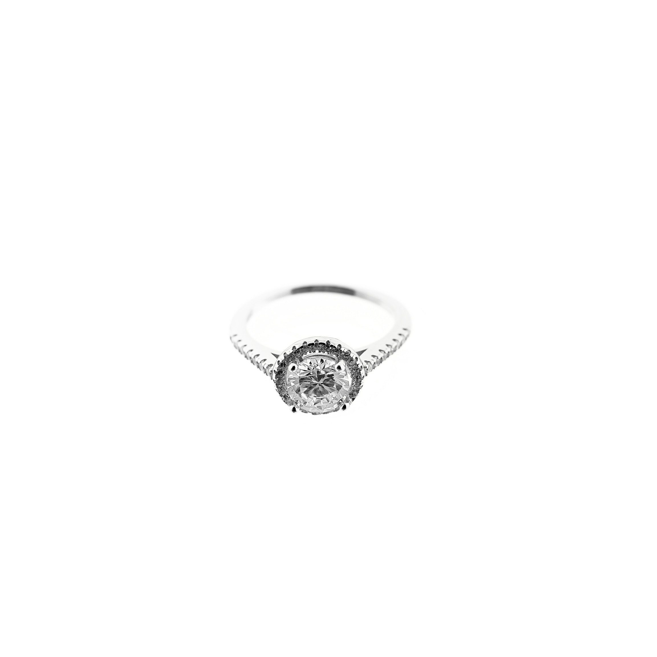 COFI 1453 Silberring mit gläzenden Details aus Silber 925 für Damen