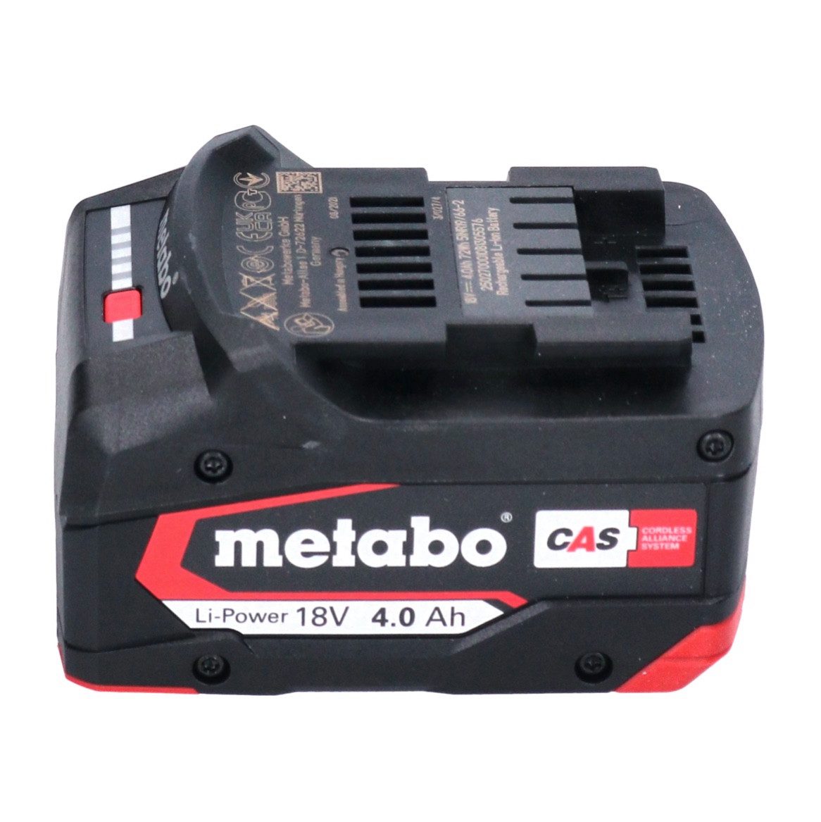 metabo Akku Set 2x Li-Power Akkupack 18 V 4,0 Ah CAS Li-Ion (2x 625027000) Akkupacks