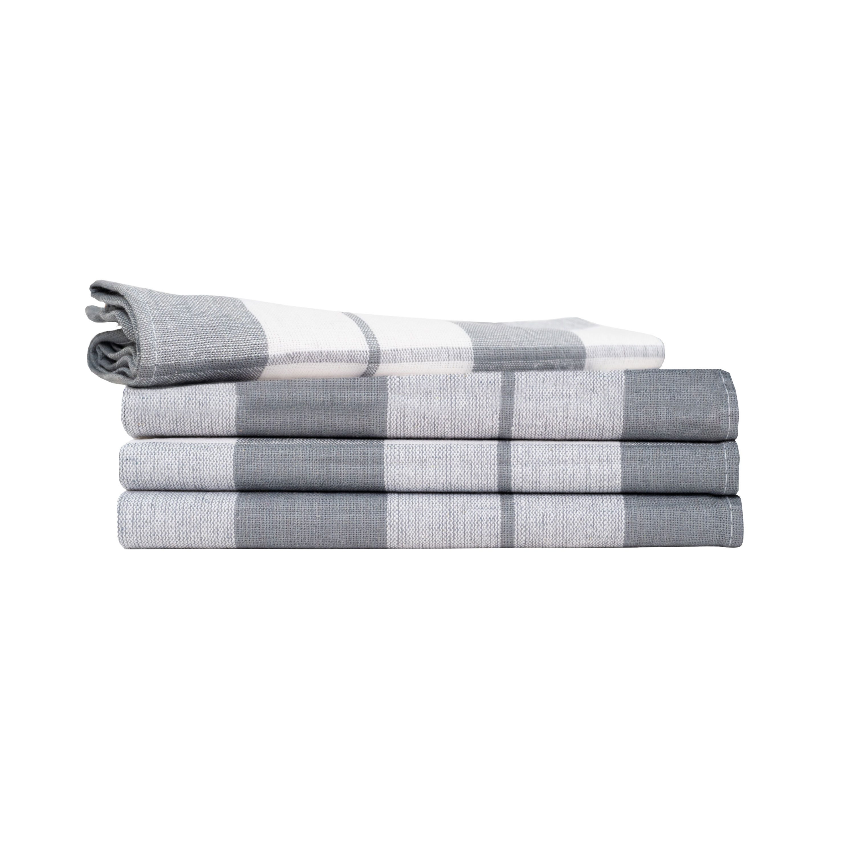Müskaan Spültuch Geschirrtücher 100% Baumwolle 50x70 cm Küchentücher zum Abtrocknen, (4-tlg., Vielfältig einsetzbar), Geschirrhandtücher zum Putzen, Fusselfrei, Saugstark