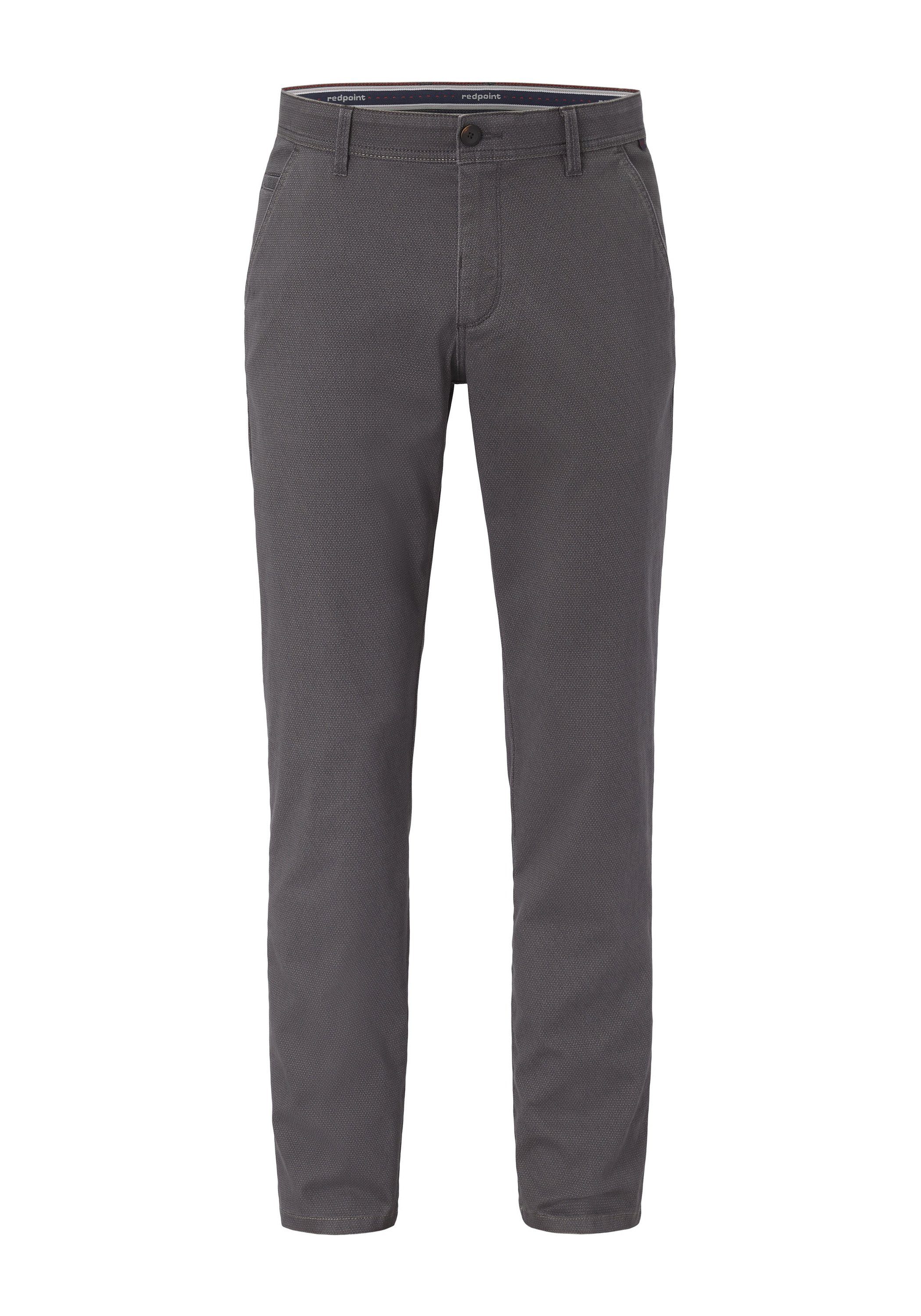 Chino Redpoint Regular mit Fit Hose ODESSA Stretch Chinohose grey