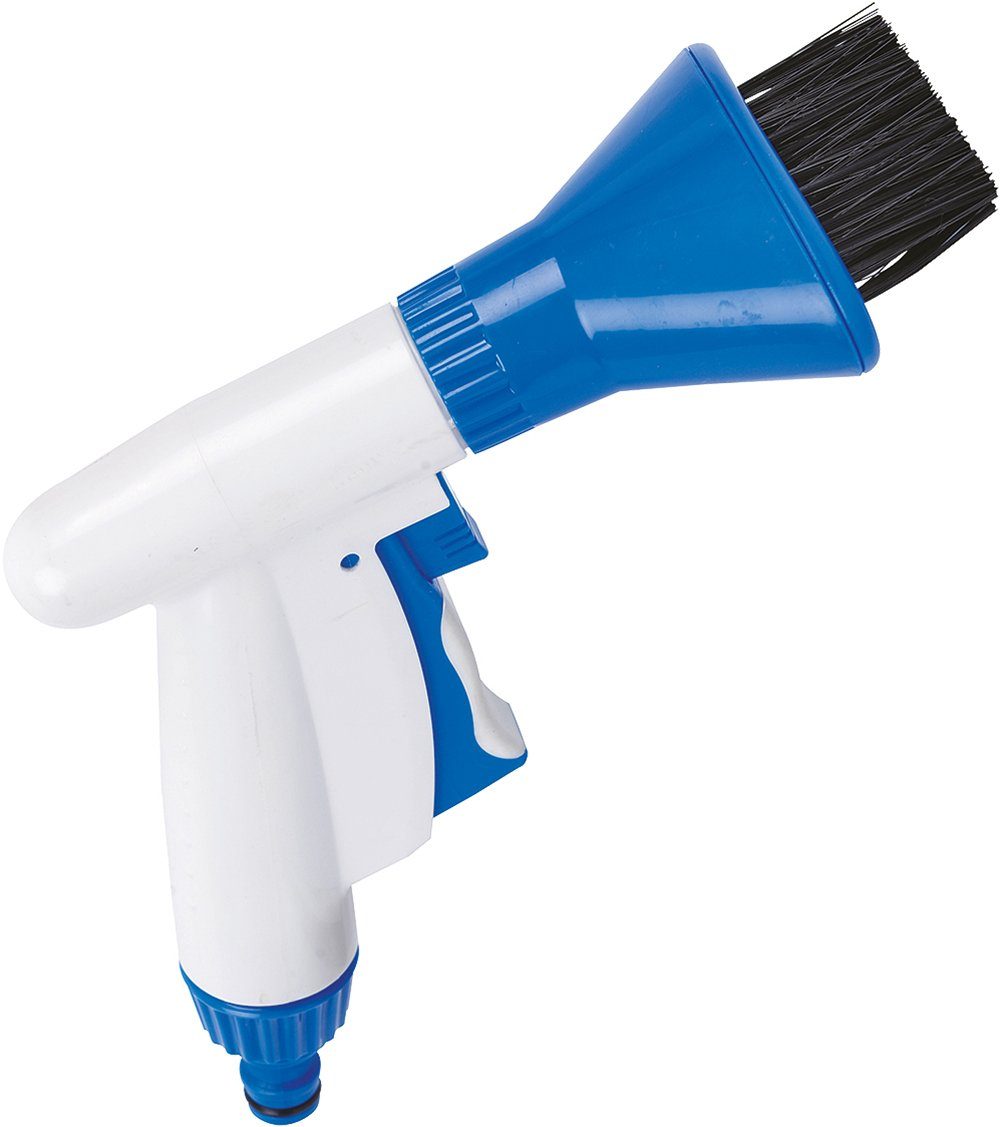 Avenli Poolsprüher Reinigungsbürste für Filterkartuschen (Einzelpack, 1 St., mit Sprühfunktion), zum Anschluss an handelsübliche Gartenschläuche