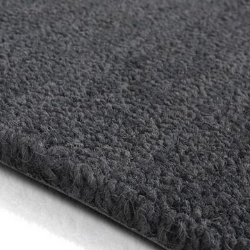 Fußmatte Premium-Kokosmatte Grau, Erhältlich in vielen Größen, Schmutzfangmatte, Floordirekt, rechteckig, Höhe: 17 mm, Stärke: 17 mm