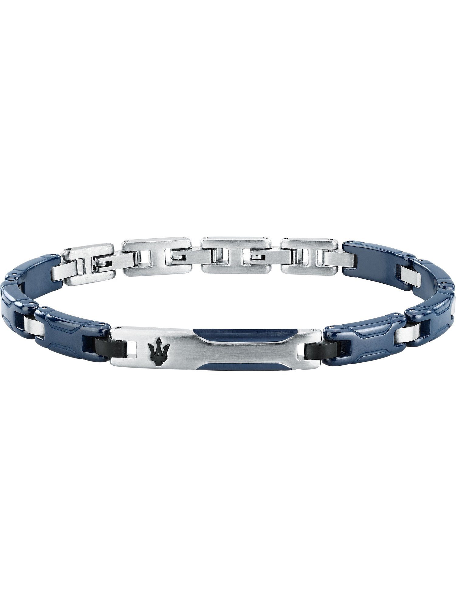 MASERATI Edelstahlarmband Maserati Herren-Armband Stahl, Keramik