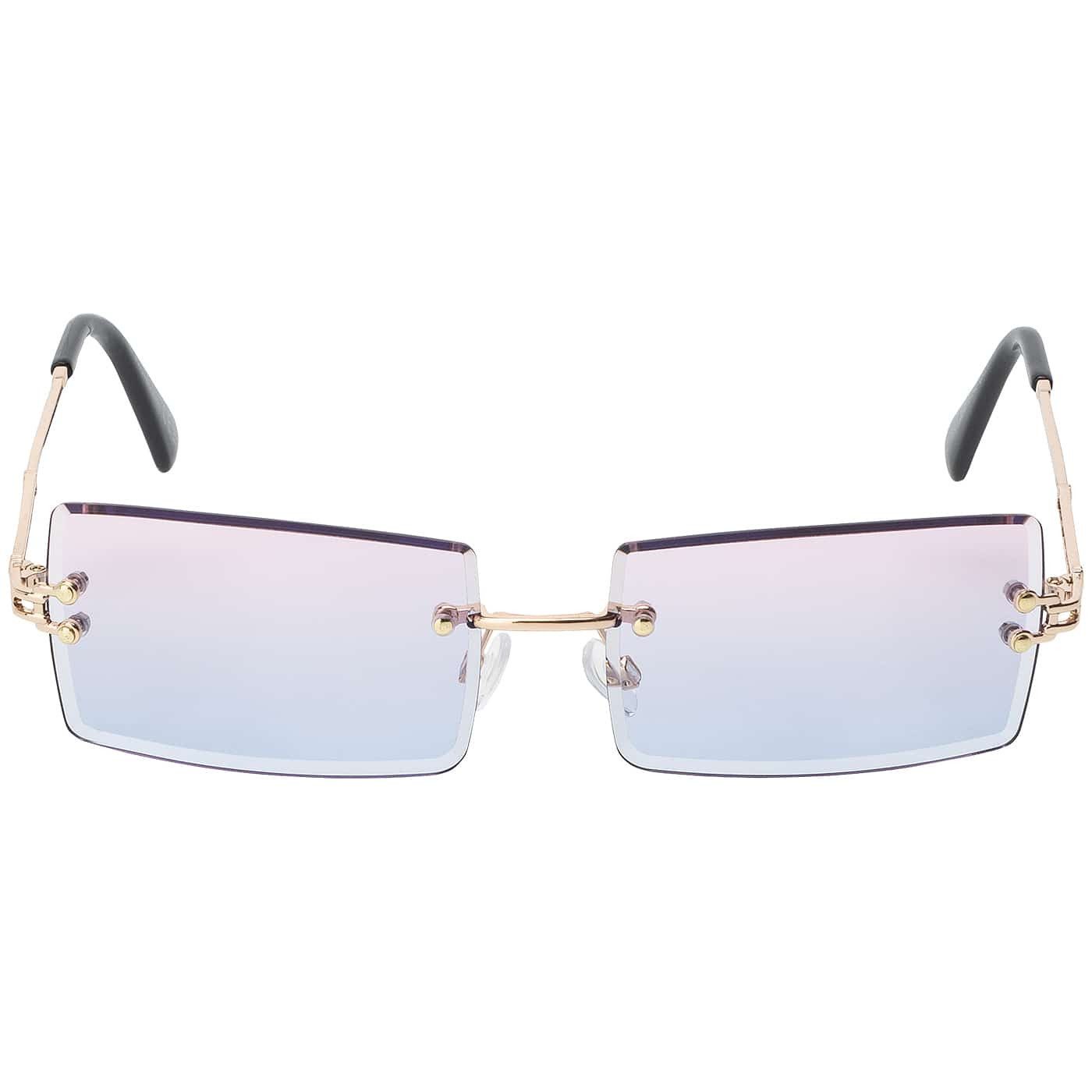 BEZLIT Eyewear Sonnenbrille Moderne Designer Damen Sonnenbrille (1-St) mit Braun, Blau, Rosa, Grün oder Lila Linsen