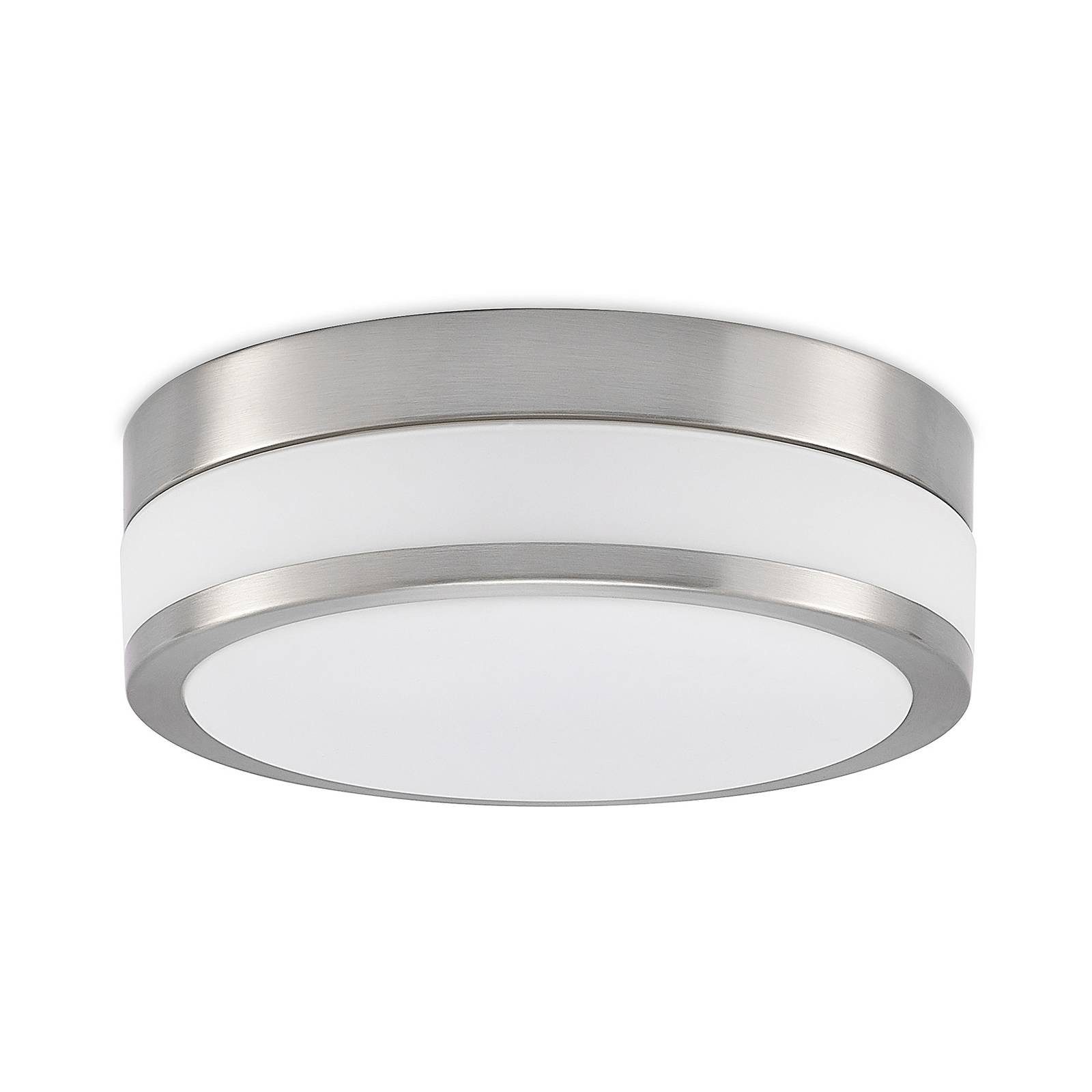 Lindby Deckenleuchten Flavi, Metall, Alu IP44, 2 x 15 W LED günstig online kaufen