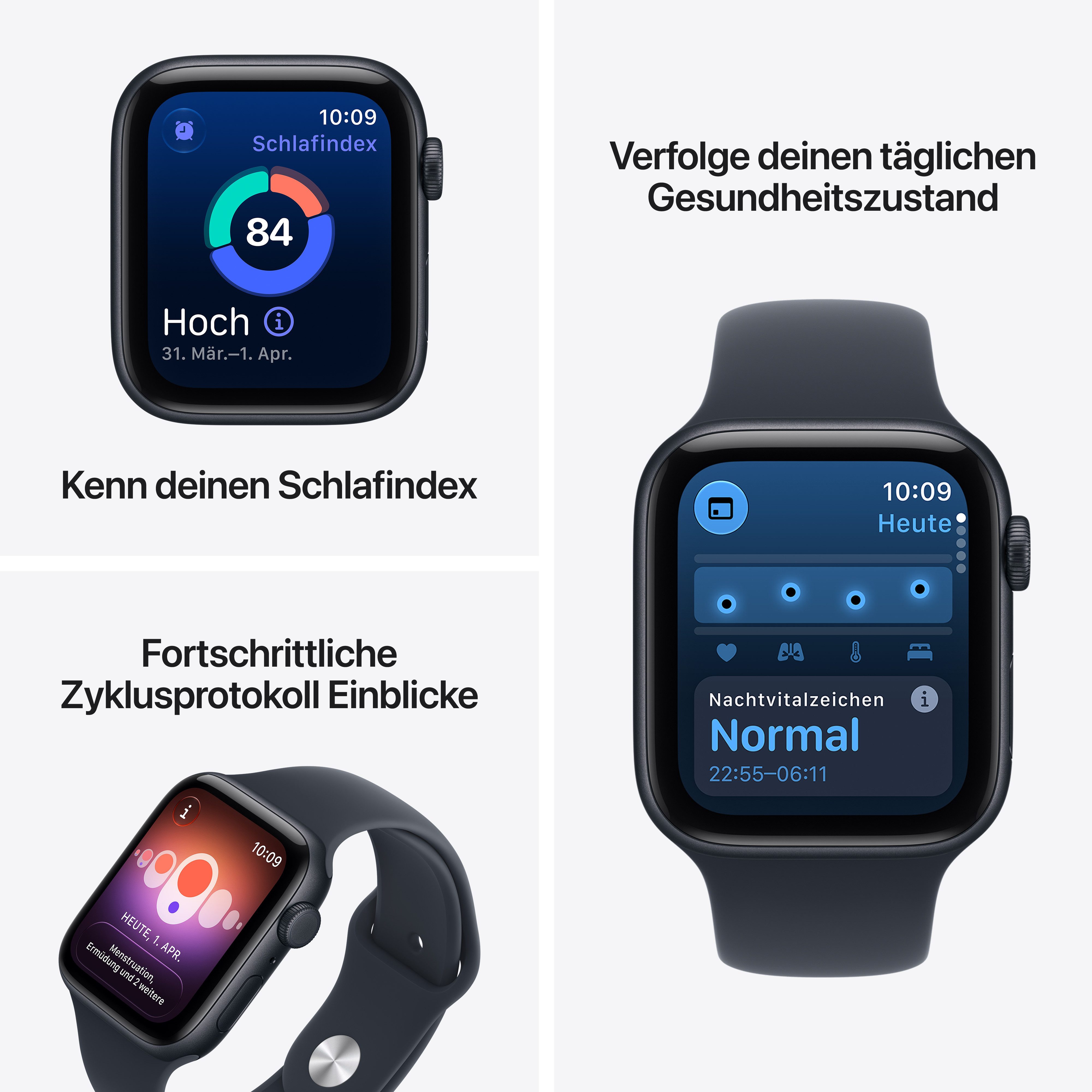 Apple Watch SE 3 GPS + Cellular Smartwatch (4,4 cm/1,73 Zoll, Watch OS) – Bild 3 von 5