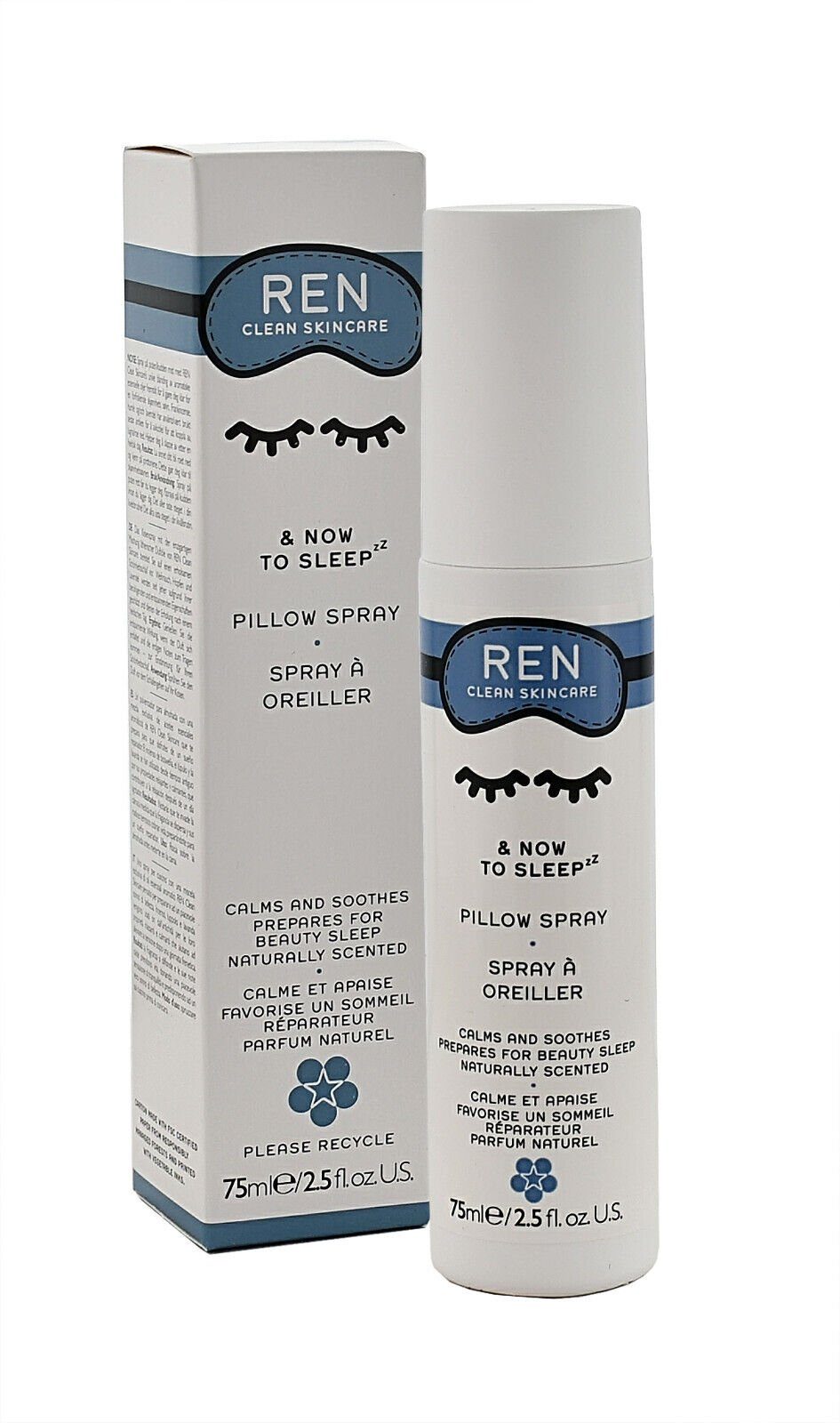 Skincare Pillow ml SKINCARE To REN Spray,75 Clean Sleep REN Duft-Set Now