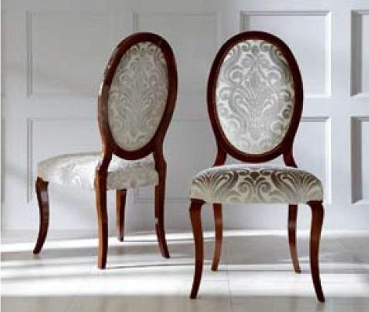 JVmoebel Stuhl, Luxus Esszimmerstuhl Stuhl Küchenstuhl Esszimmer Stühle Stoff Sitzer