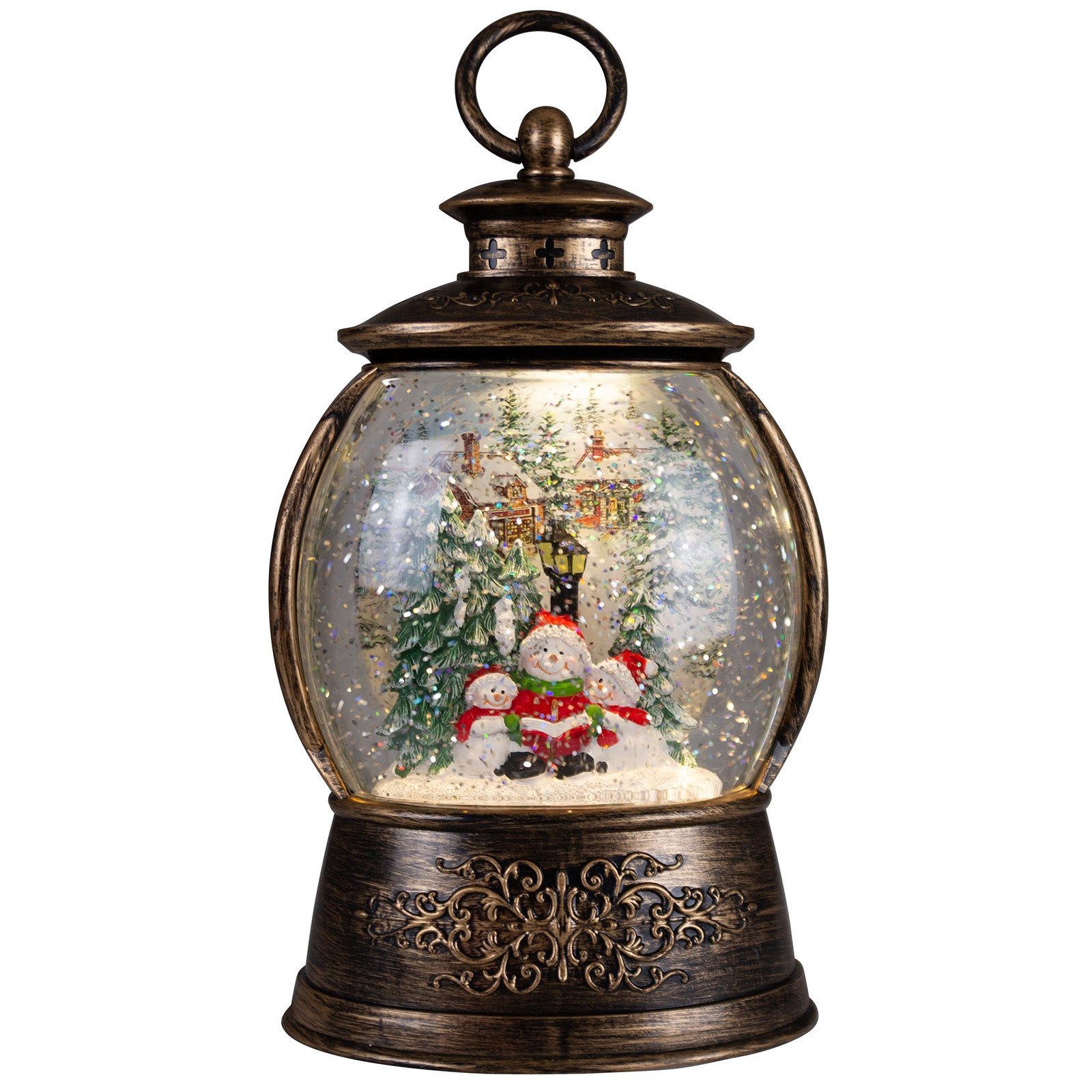 Christmas Paradise LED Laterne Schneelaterne 24cm mit Schneemann, zuschaltb günstig online kaufen