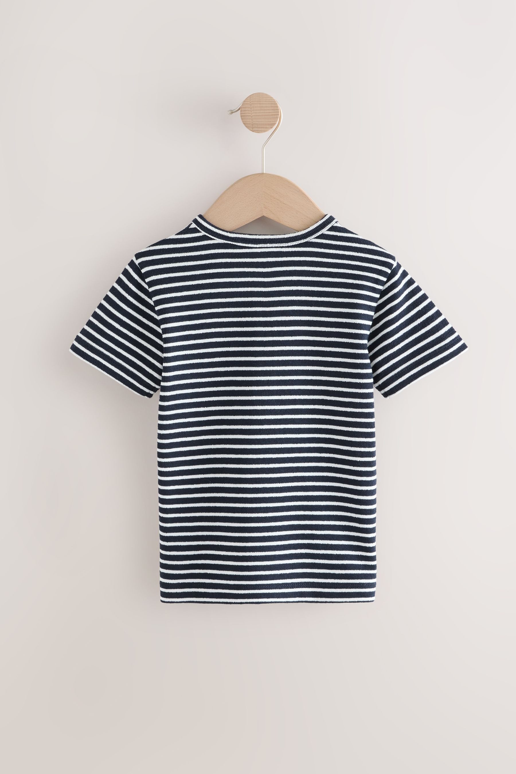 Next Henleyshirt Strukturierte Henley T-Shirts, 3er-Pack günstig online kaufen
