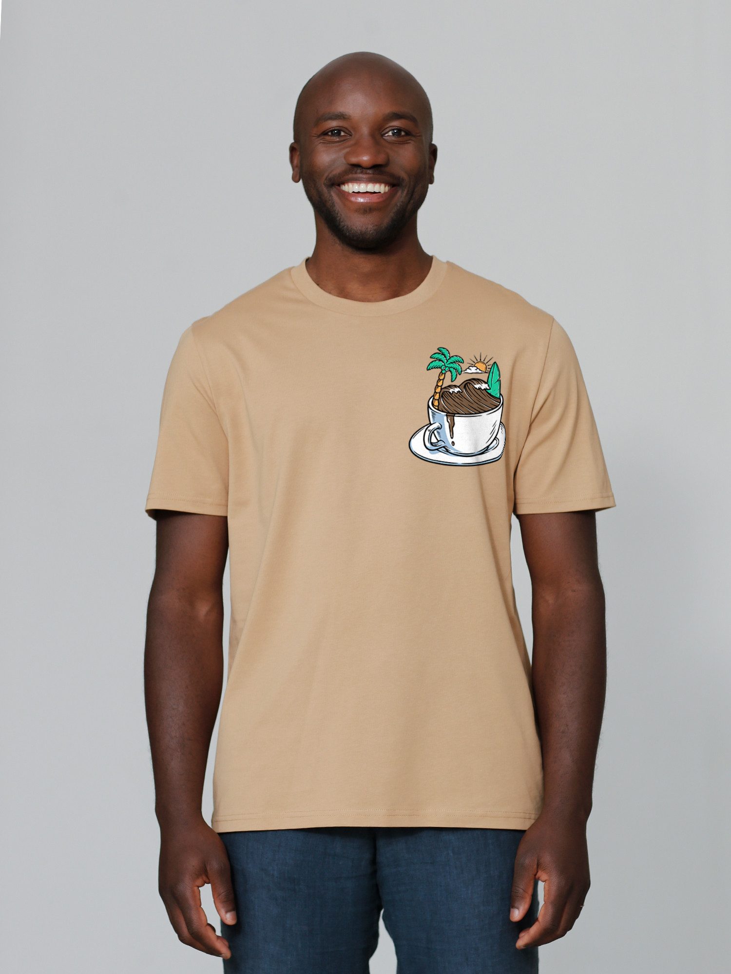 T-Shirt Coffee waves