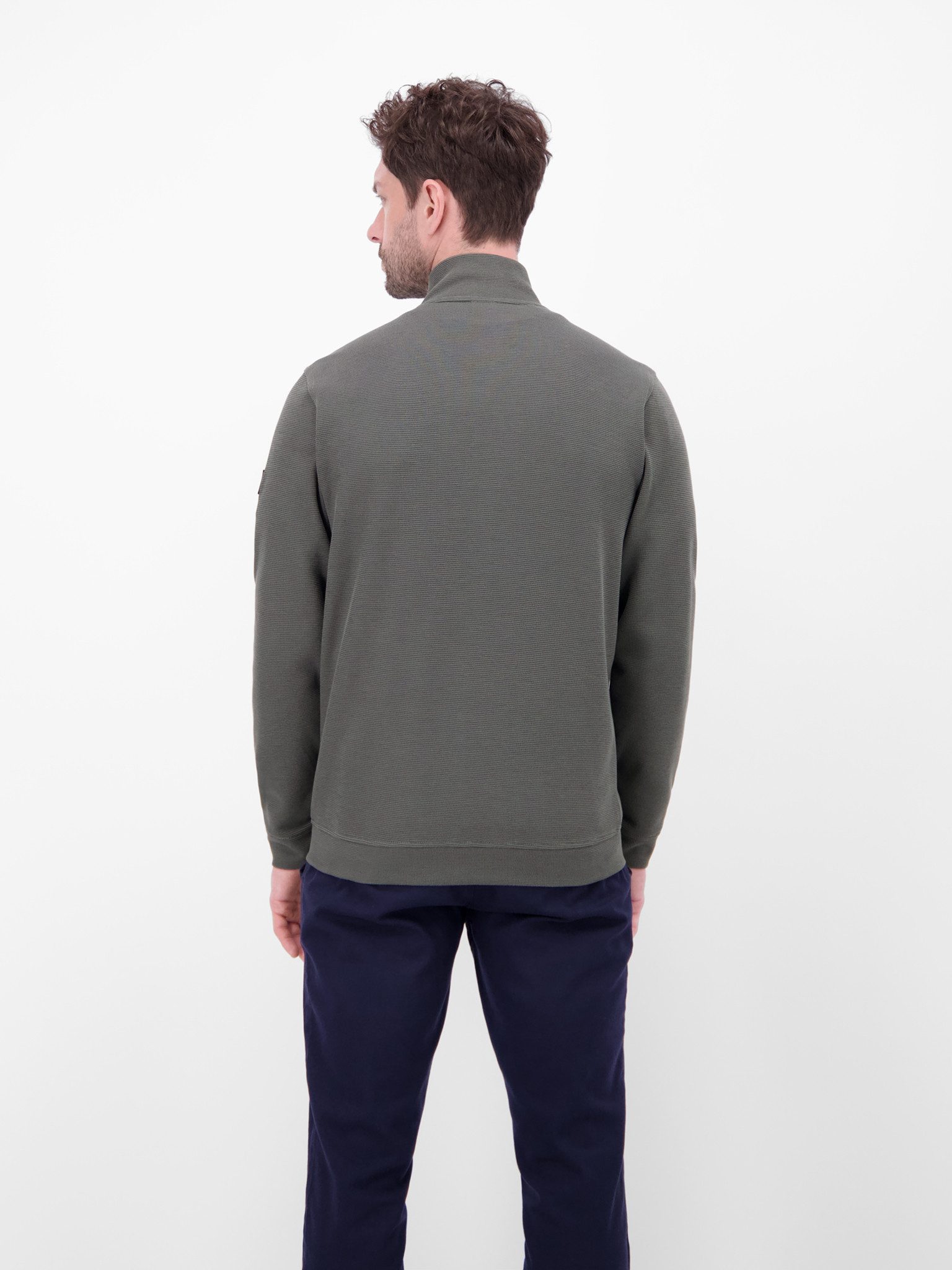 LERROS Sweatshirt Sweatjacke mit Reißverschluss - Regular Fit – Bild 4 von 4
