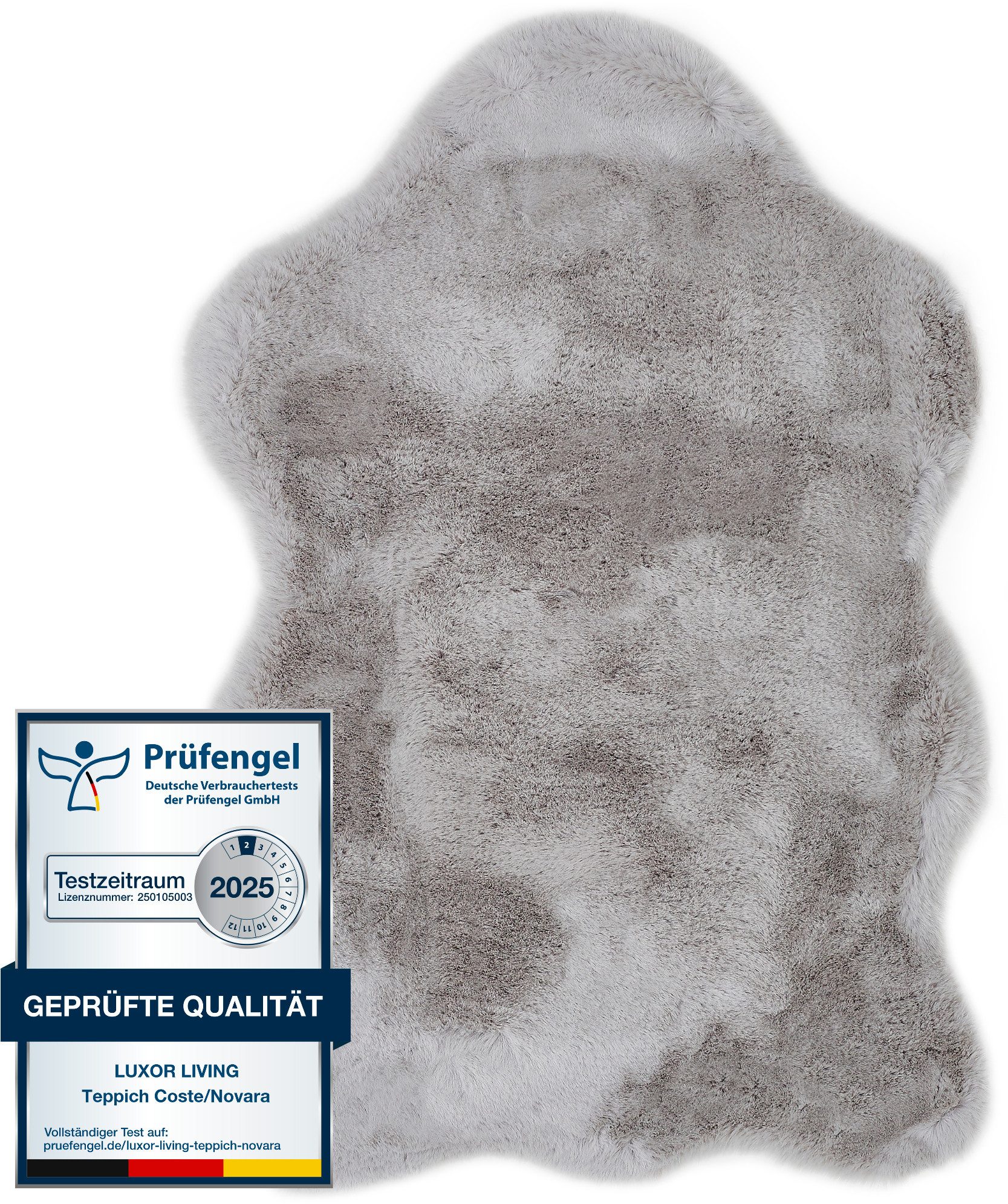LUXOR living Fellteppich Novara, fellförmig, Höhe: 30 mm, Kunstfell, weiche günstig online kaufen