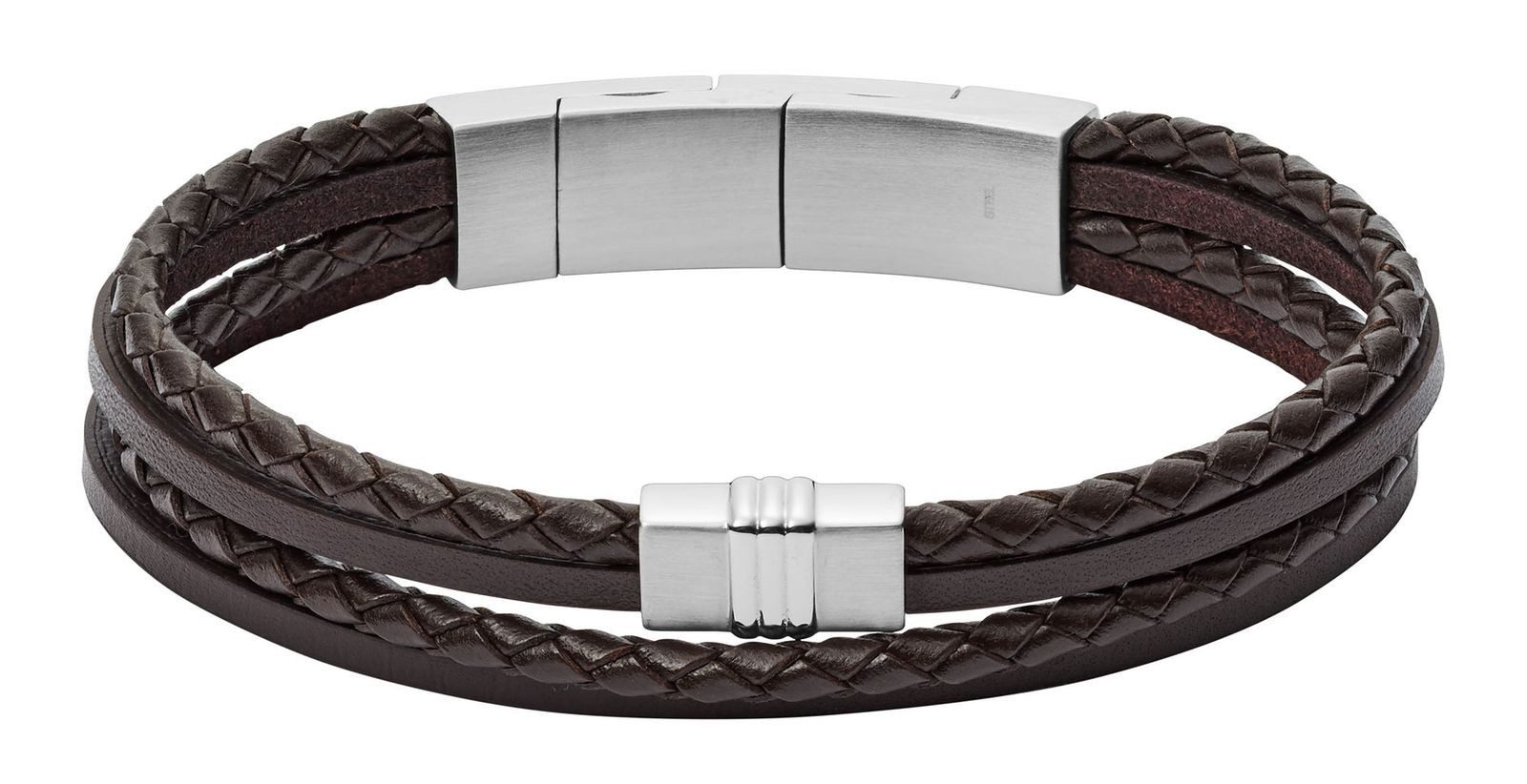 Lederarmband Multi-Strand Braided Leather Bracelet