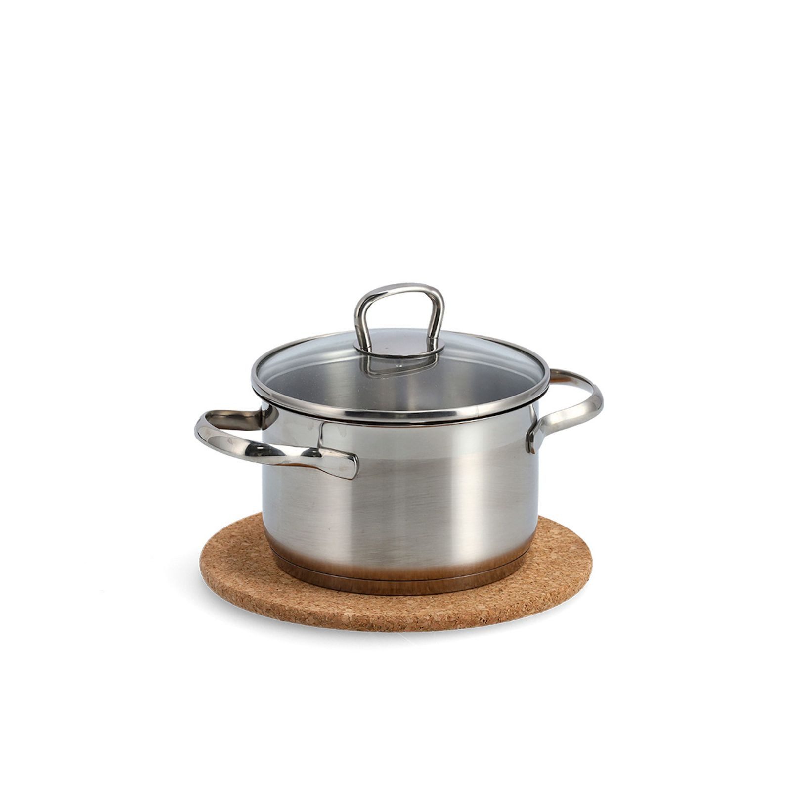 Zeller Present Topfuntersetzer Zeller Kork-Untersetzer Ø 23 cm Natürlich & Schützend
