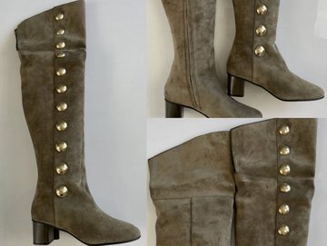 Chloé CHLOÉ Orlando Suede Over-The-Knee Heeled High Boots Stiefel Schuhe Sho Stiefelette