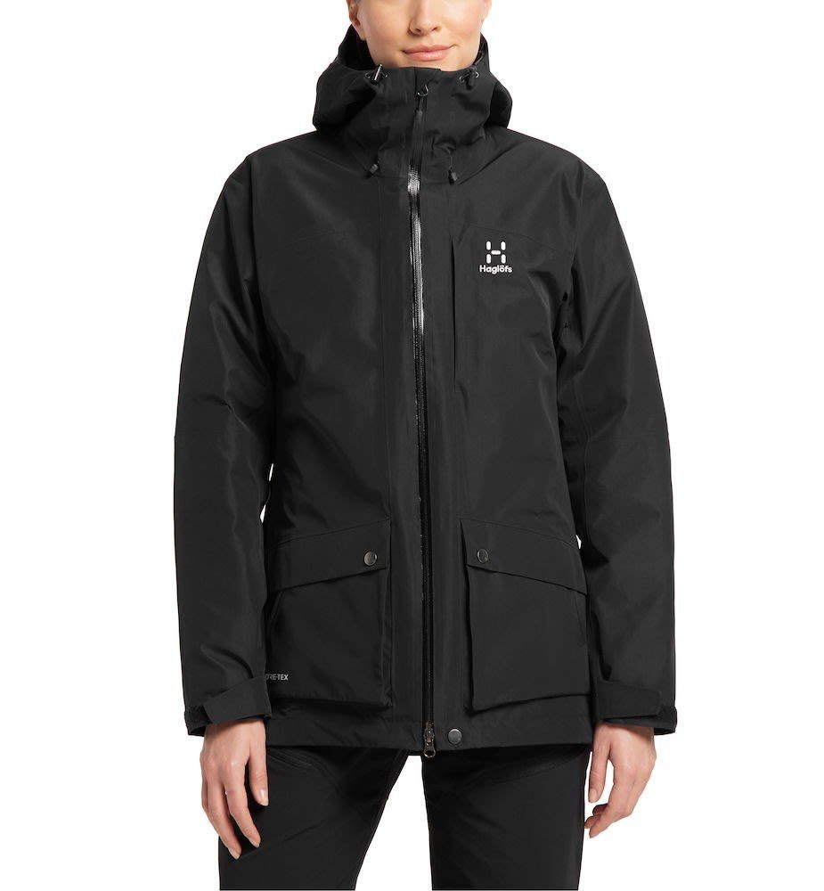 Jacket Anorak Black 3-in-1 True W Älv Down Gtx® Haglöfs Anorak Haglöfs Damen