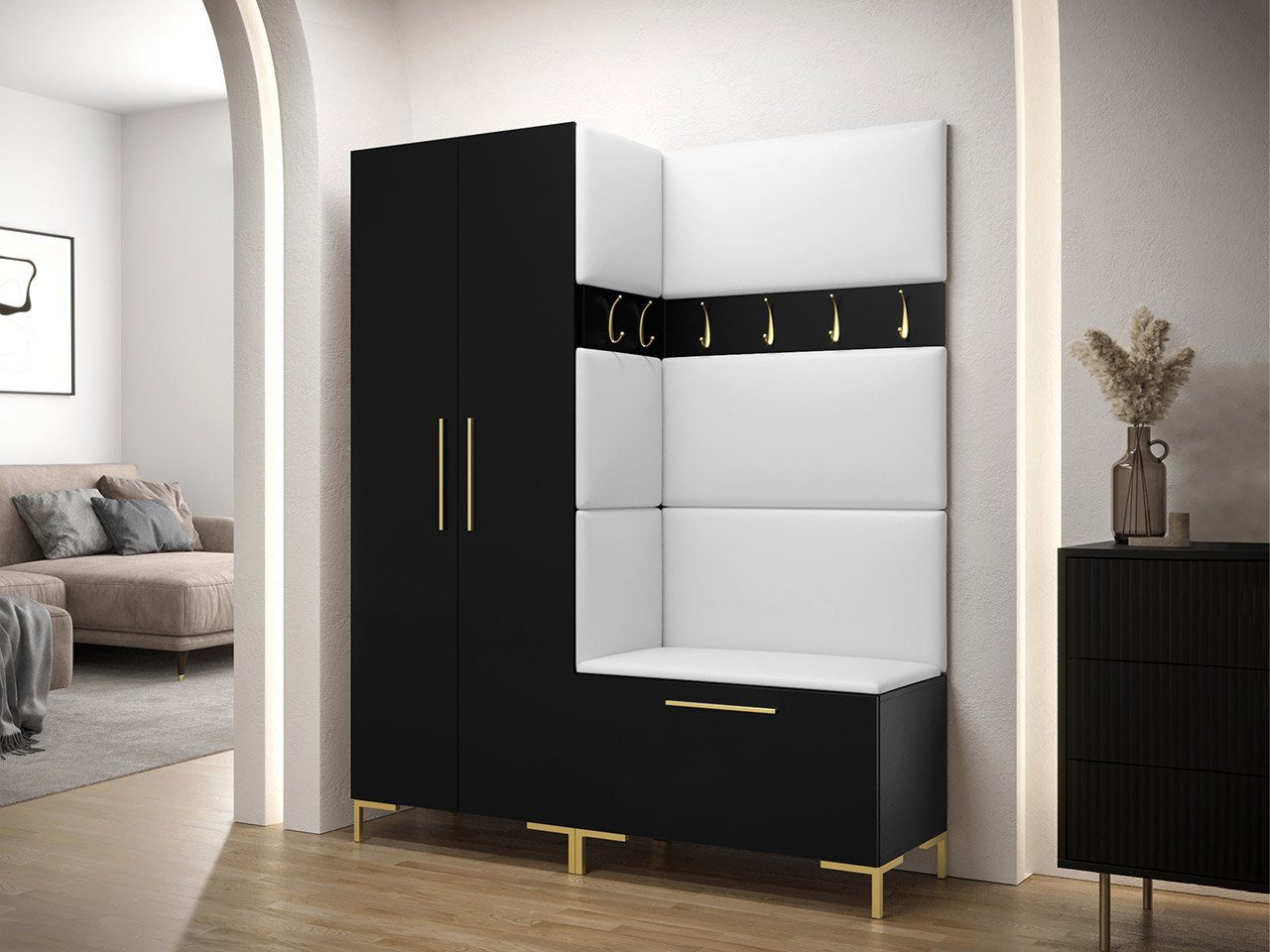 MIRJAN24 Garderoben-Set Zilion I, (Komplett-Set, Drehtürenschrank, günstig online kaufen