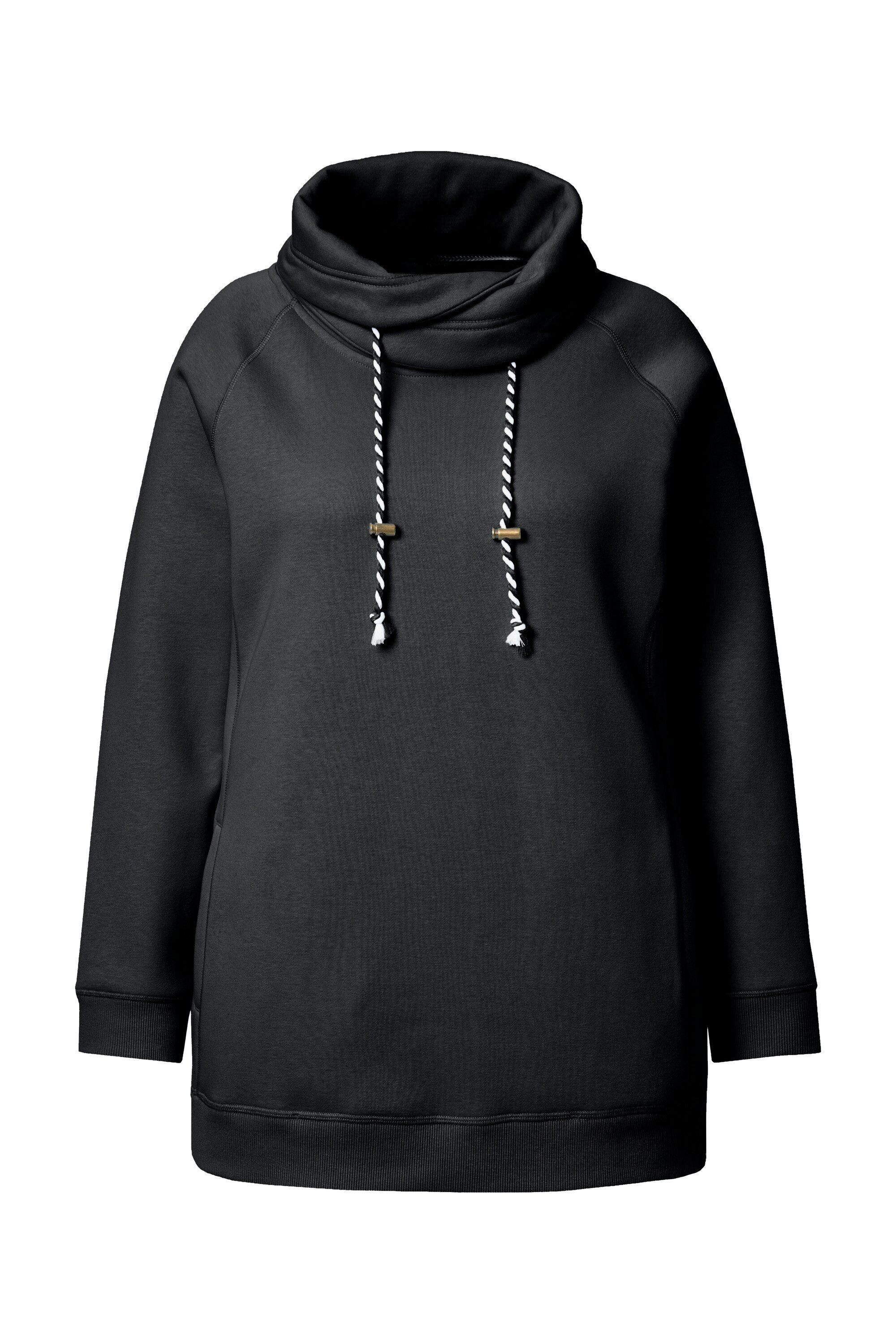 Ulla Popken Sweatshirt Bis 64 Sweatshirt mit Stehkragen Pullover günstig online kaufen