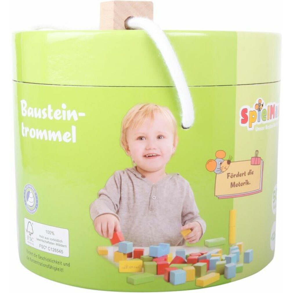 Vedes SMH Holzbausteine bunt 50-tlg. Spielbausteine, (Packung)