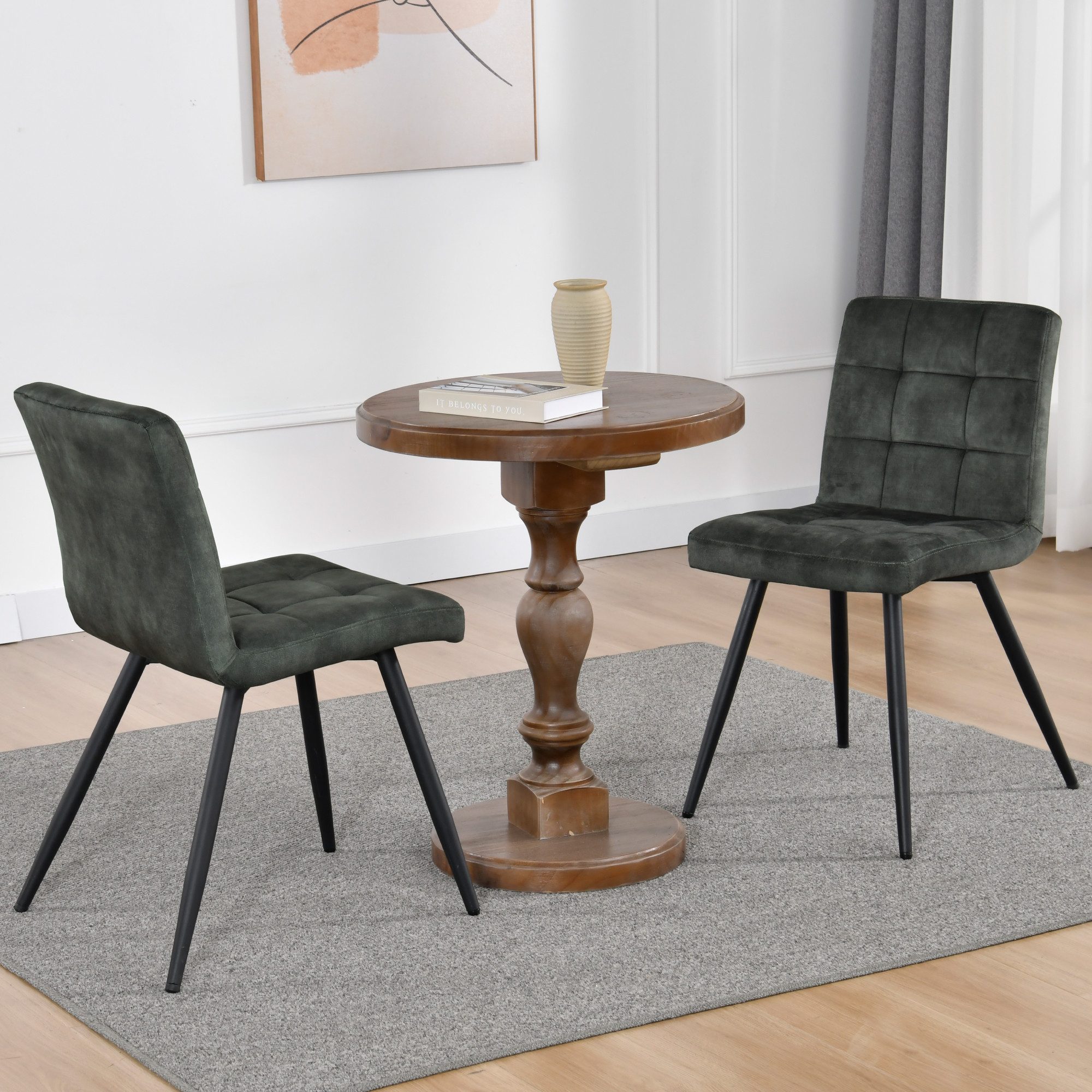 Duhome Esszimmerstuhl (8043-2), Küchenstuhl 2er Set, Wohnzimmerstuhl Polste günstig online kaufen