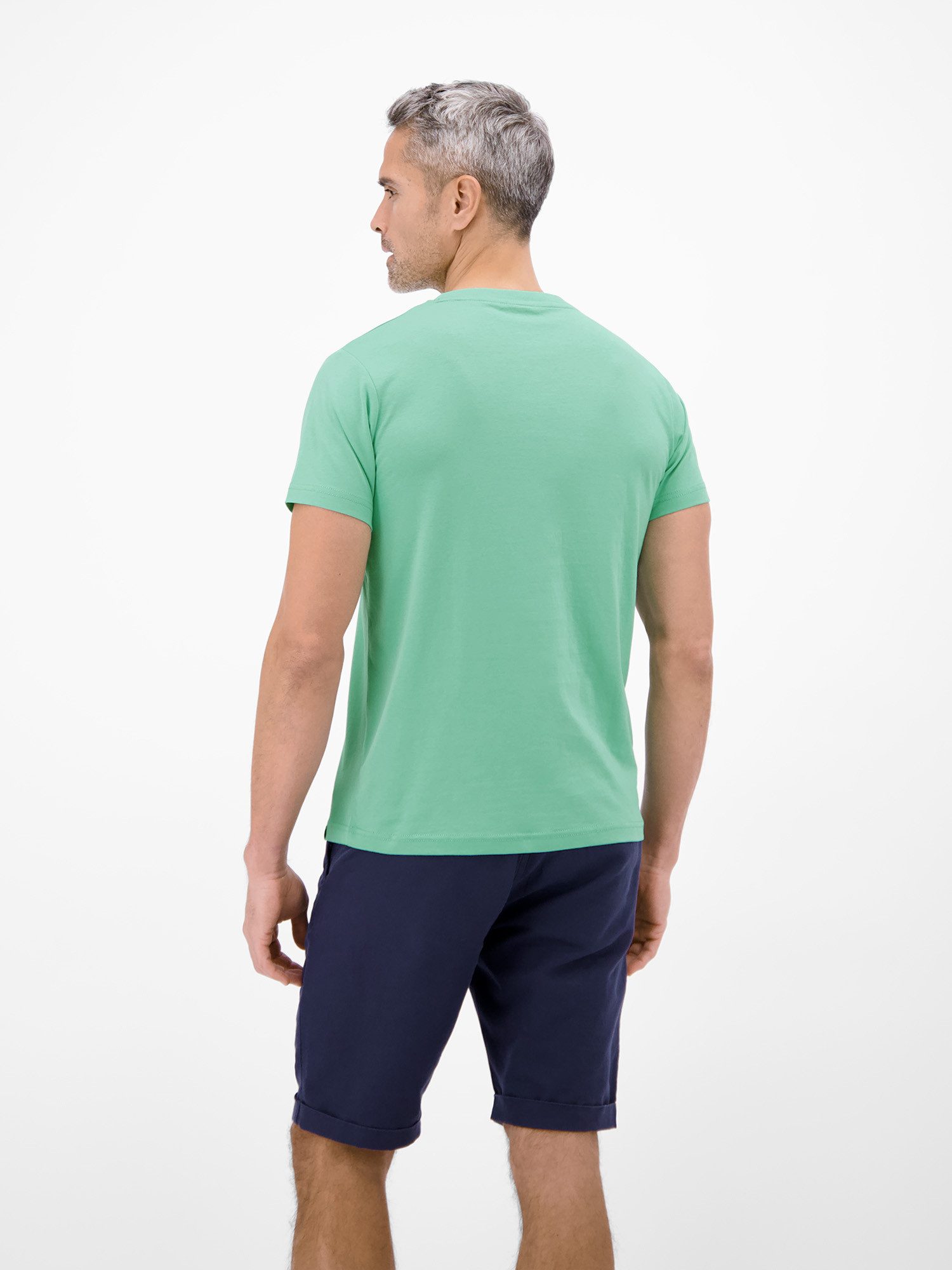 LERROS T-Shirt T-Shirt aus 100 % Baumwolle mit Brustprint günstig online kaufen