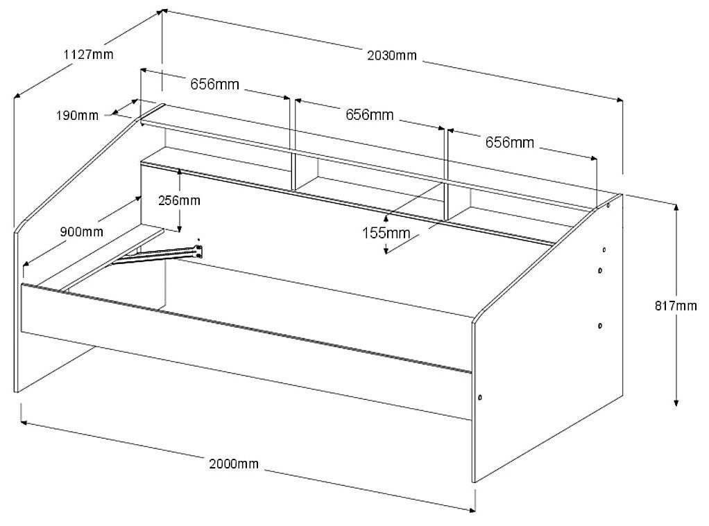 Parisot Youth Bedroom Set Parisot Children's Room, 4-piece - Sleep 44, (5-piece)