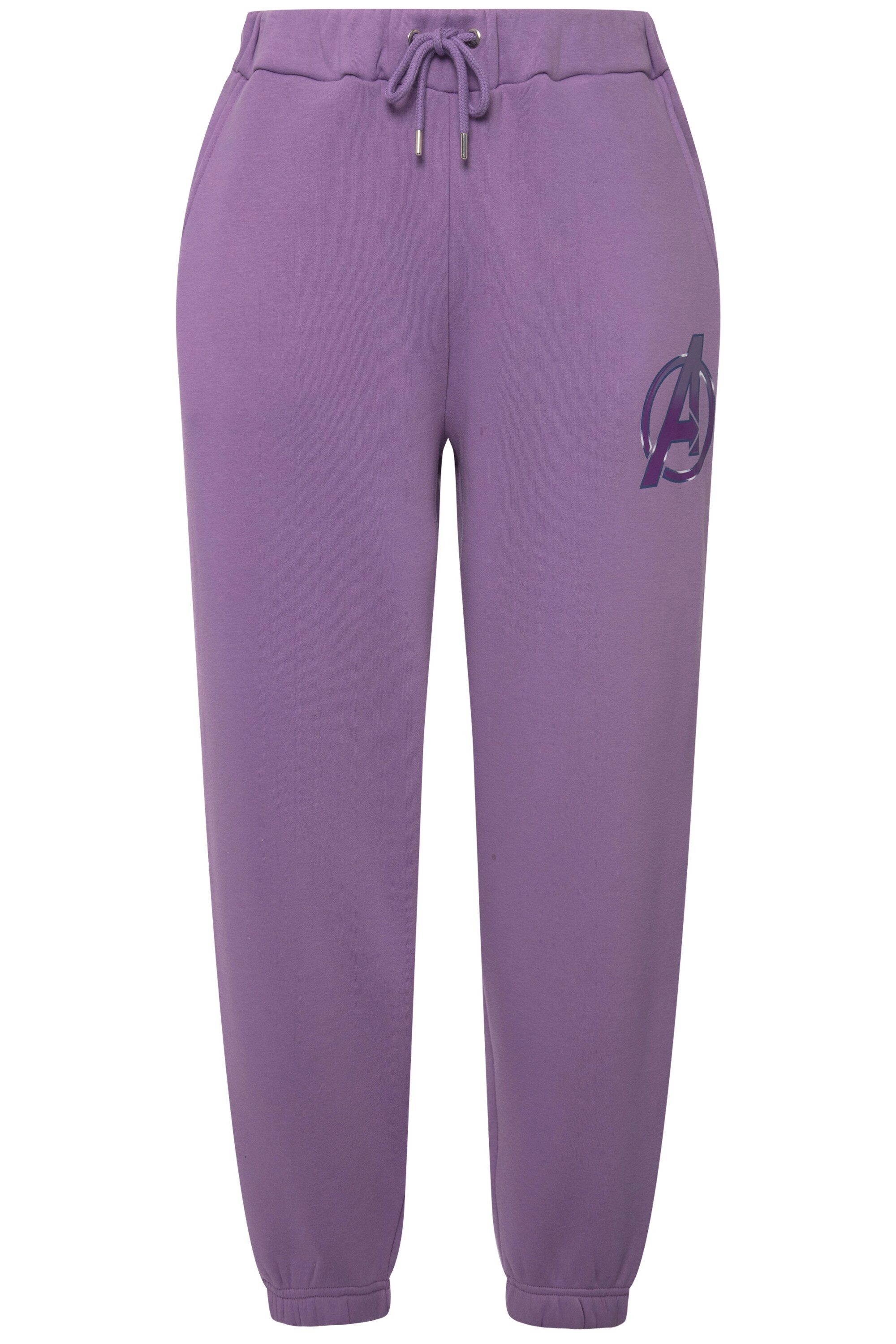 Studio Untold Sweathose Sweatpants Wide Legs Elastikbund Marvel Print günstig online kaufen