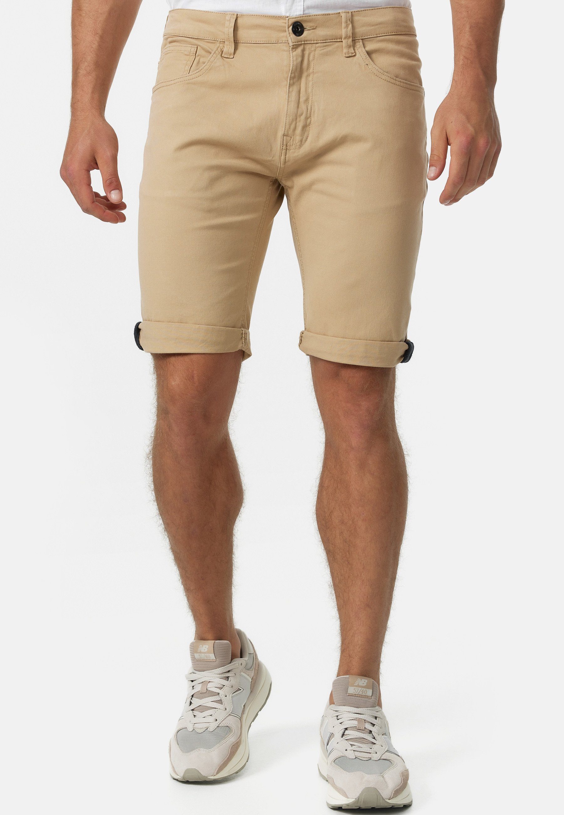 Indicode Jeansshorts Herren Villeurbanne Jeans Shorts Herrenshorts aus elas günstig online kaufen