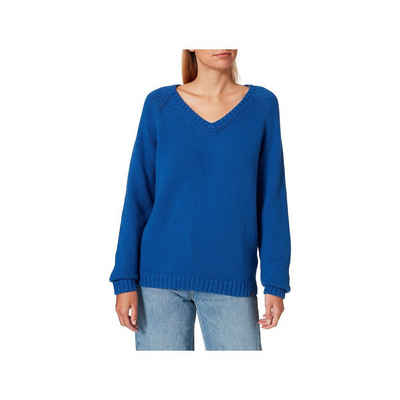 camel active Strickpullover blau regular (1-tlg)