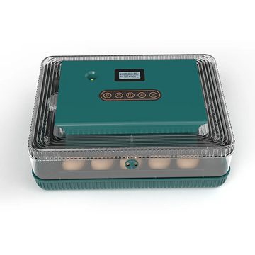 HIYORI Reptilieninkubator Brutautomat Vollautomatisch für 25 Eier - Inkubator mit LED-Anzeige, Temperaturkontrolle ideal für Geflügeleier Brutkasten Hühner