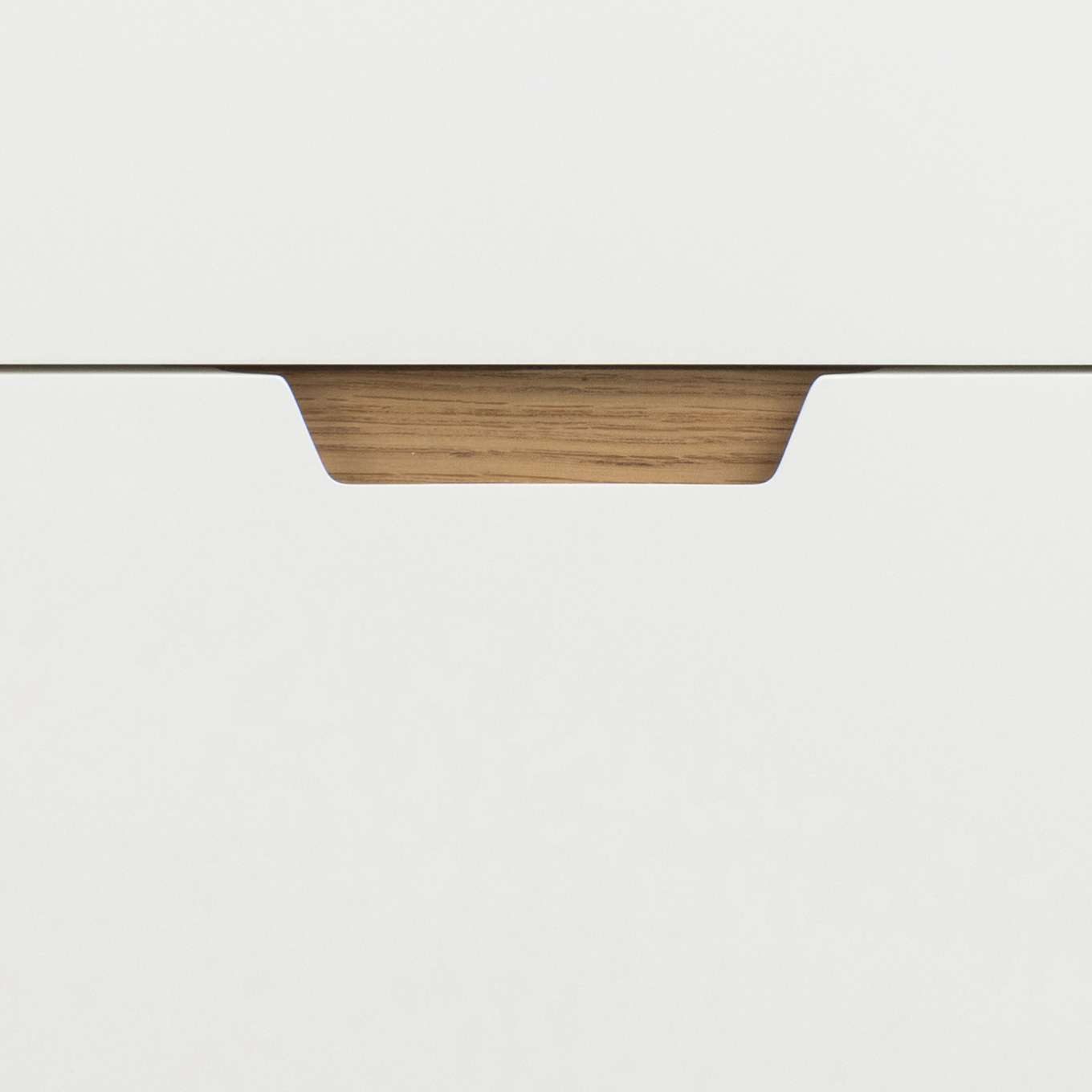 ACTONA GROUP Sideboard Lowell, 3 Schubladen mit Dämpfung, nordischer Stil, Weiß, B: 80 cm