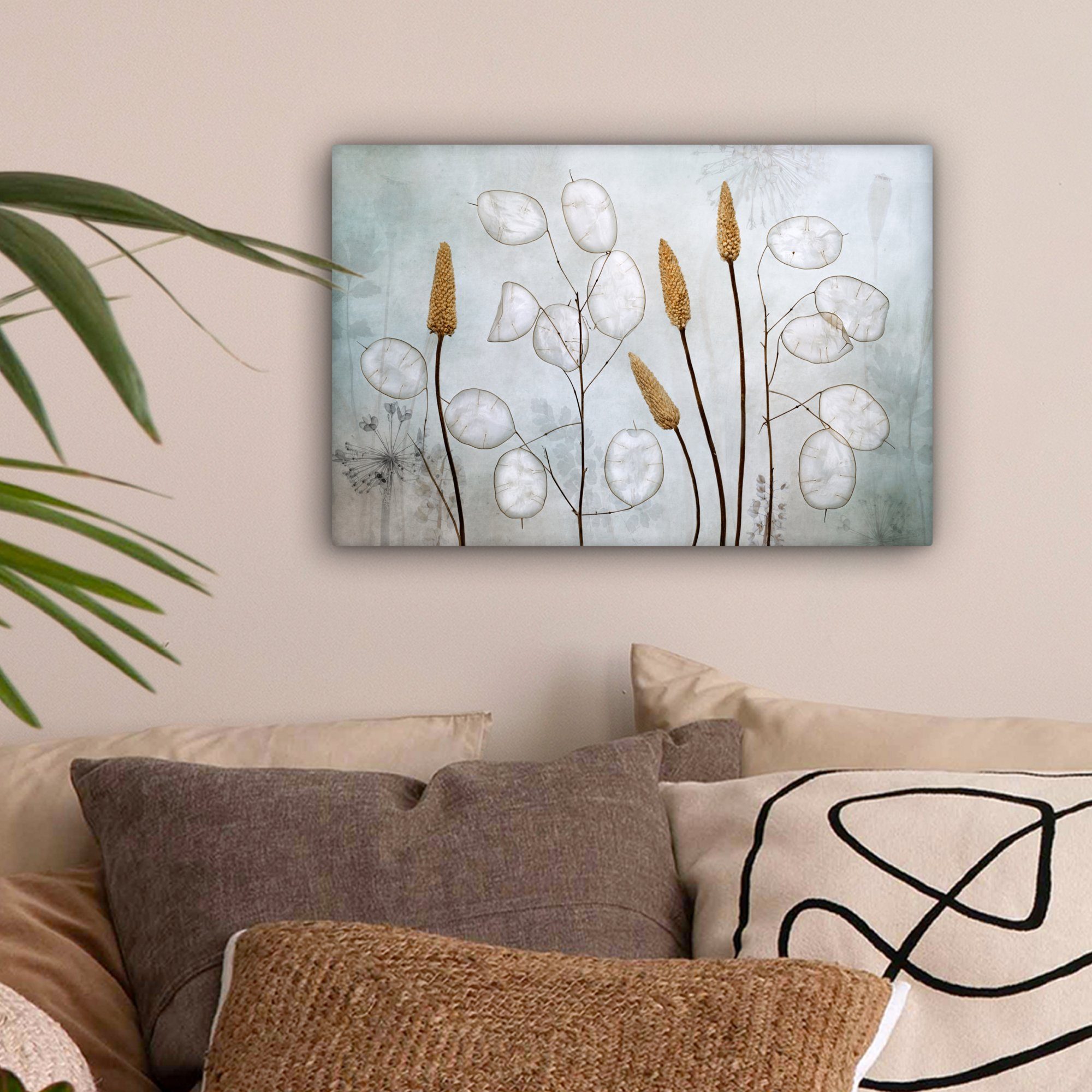 OneMillionCanvasses® Leinwandbild Stilleben - Trockenblumen - Natur, Fotodr günstig online kaufen