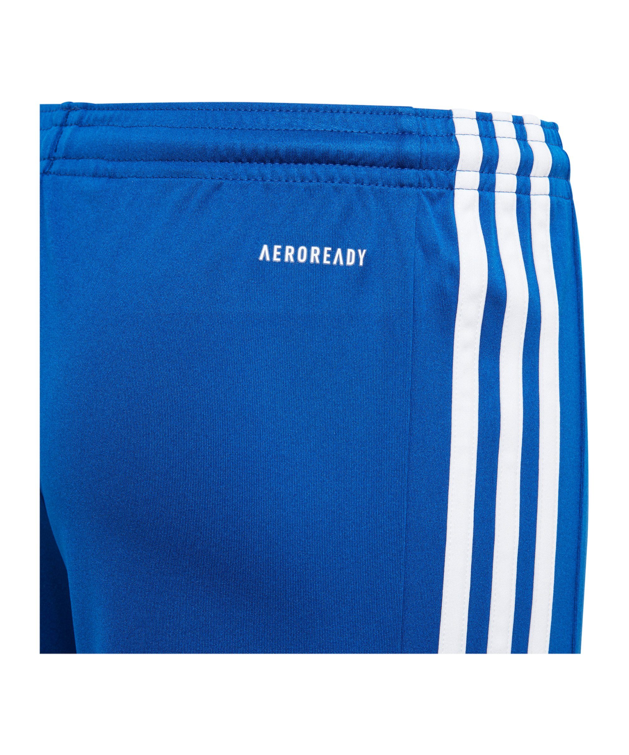 Kids Squadra Sporthose Performance adidas Short 21 blauweissweiss