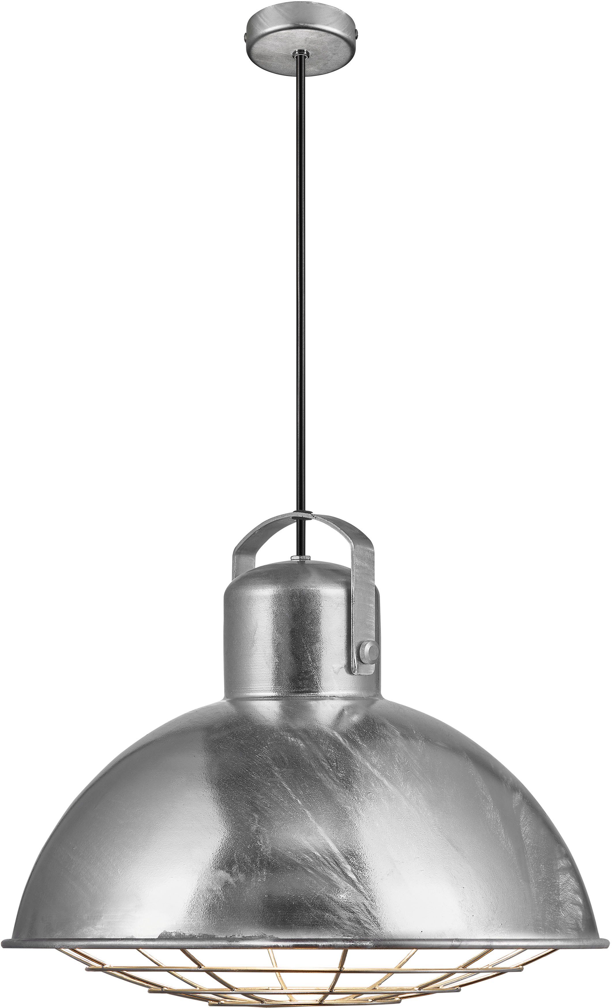 Nordlux Pendelleuchte Porter, ohne bedeckt, Gitter, Reihe in oder Cluster mehr das industrielles dekoratives einer die Lampen Design, zusammenhängen Drei oder einem Öffnung Leuchtmittel