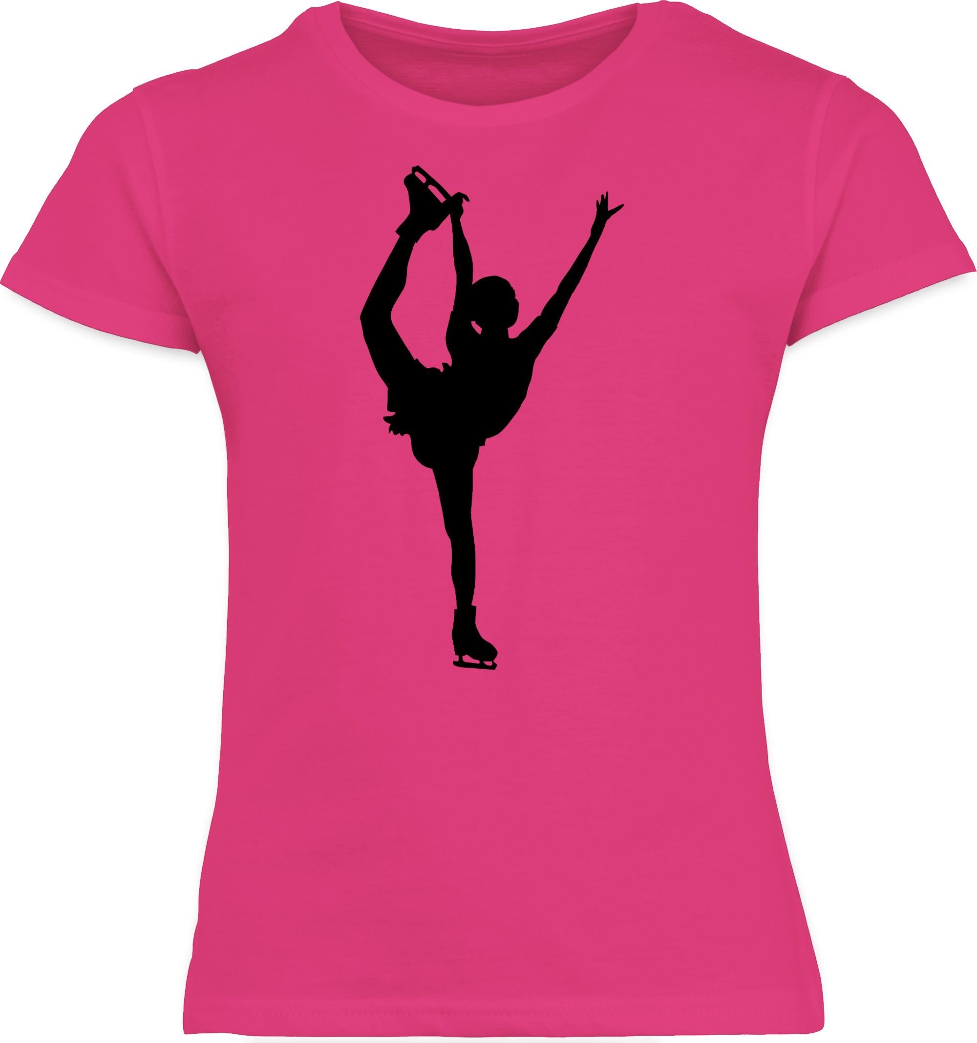 Shirtracer T-Shirt Eiskunstläuferin Einzellaufen Kinder Sport Kleidung