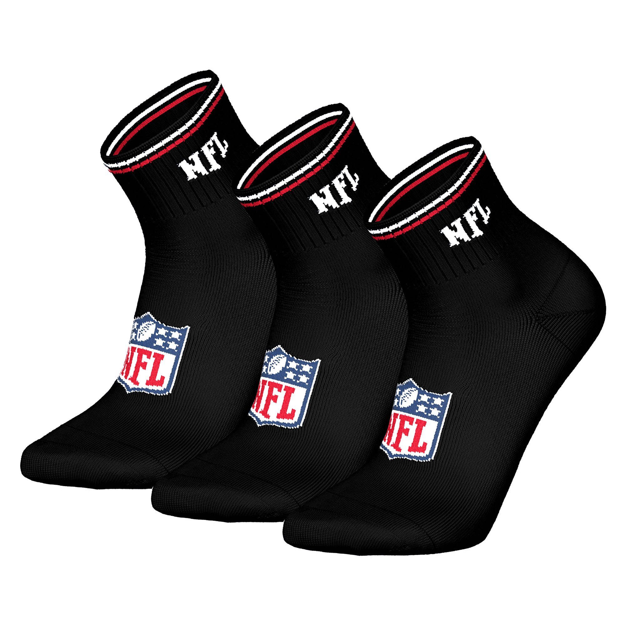 NFL Kurzsocken Unisex Socken 3er Pack Baumwolle (Packung, 3er Pack) günstig online kaufen