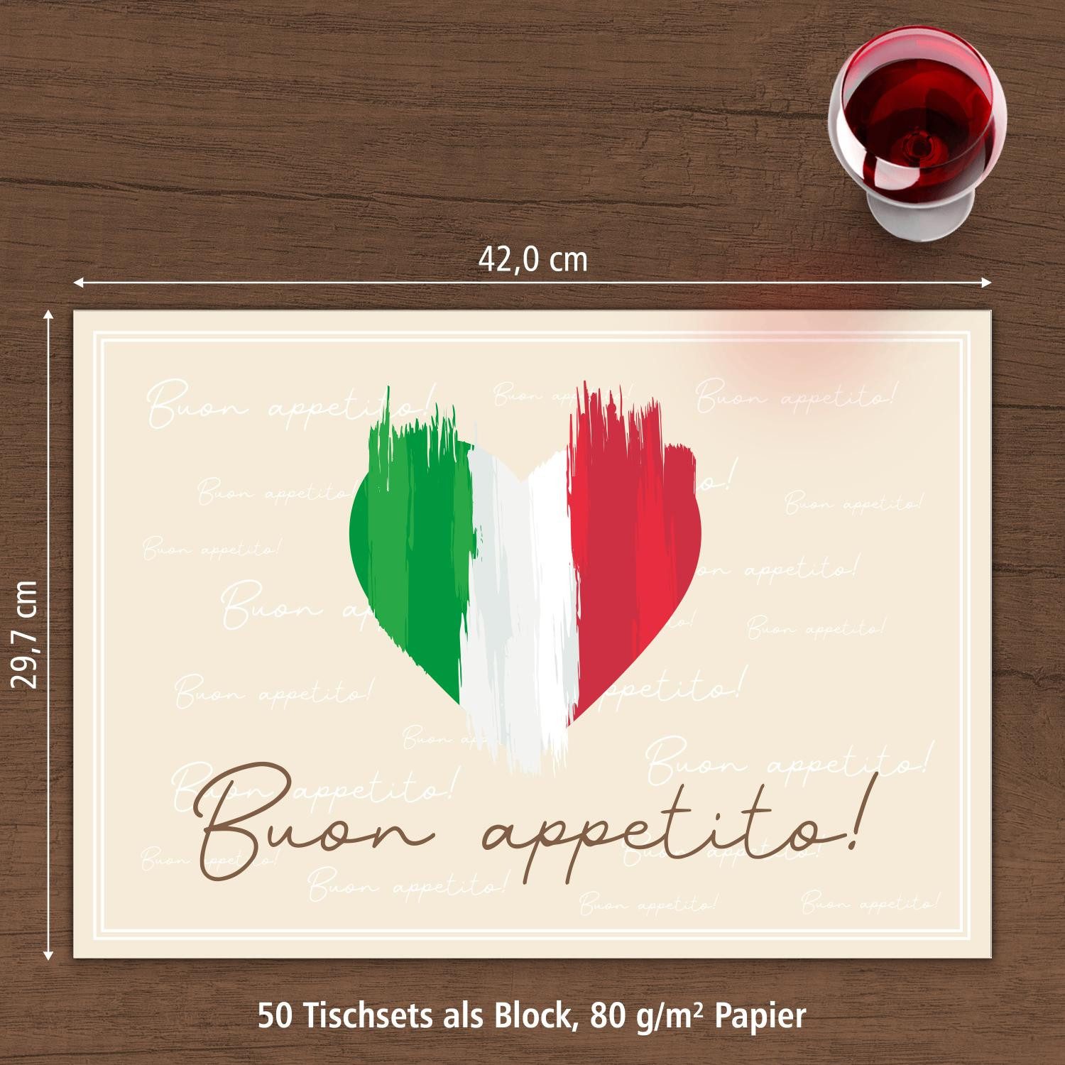 itenga Platzset itenga Tischset ITALIEN 50 günstig online kaufen