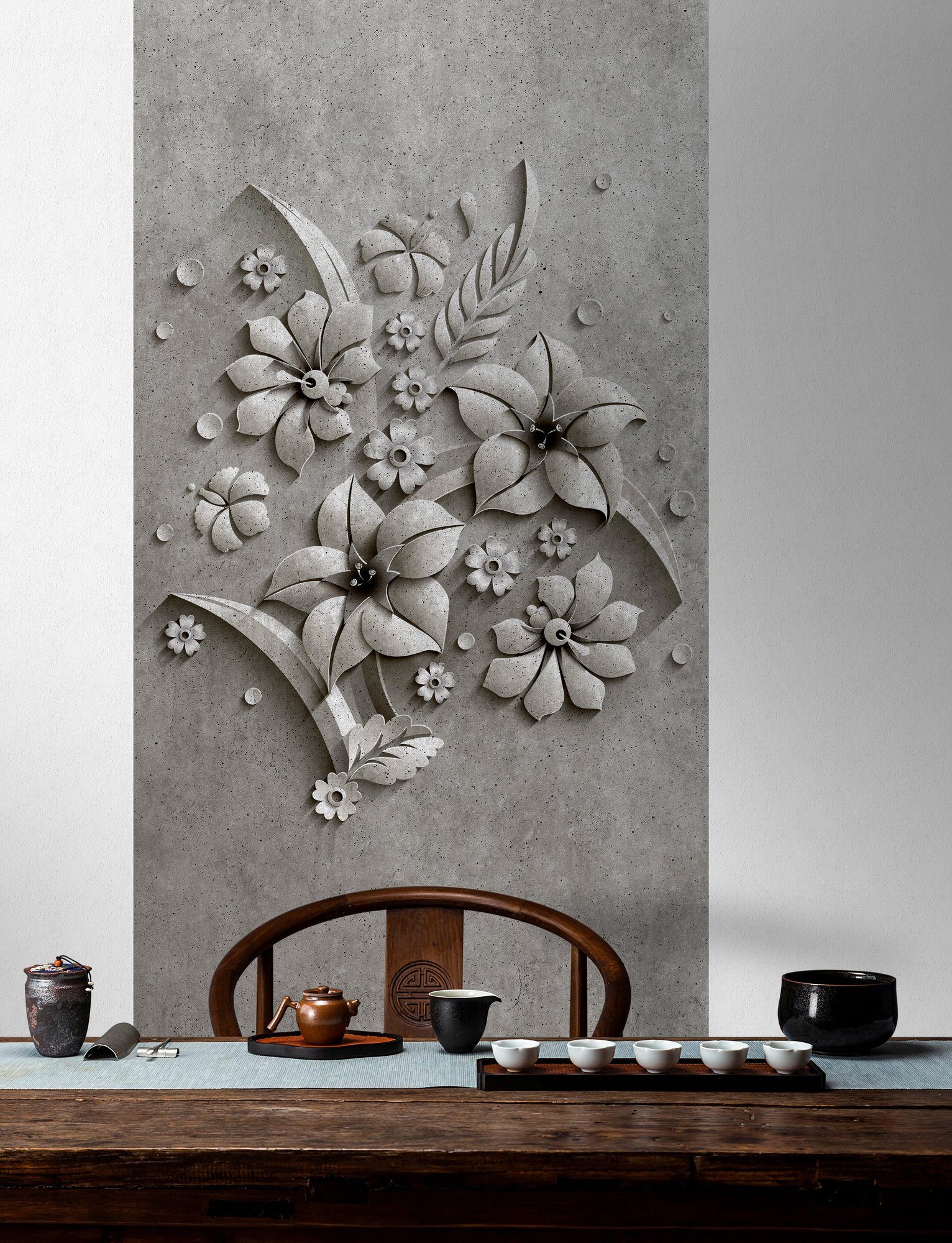 living walls Fototapete Walls by Patel Relief Panel 1, glatt, (1 St), Vlies, Wand, Schräge