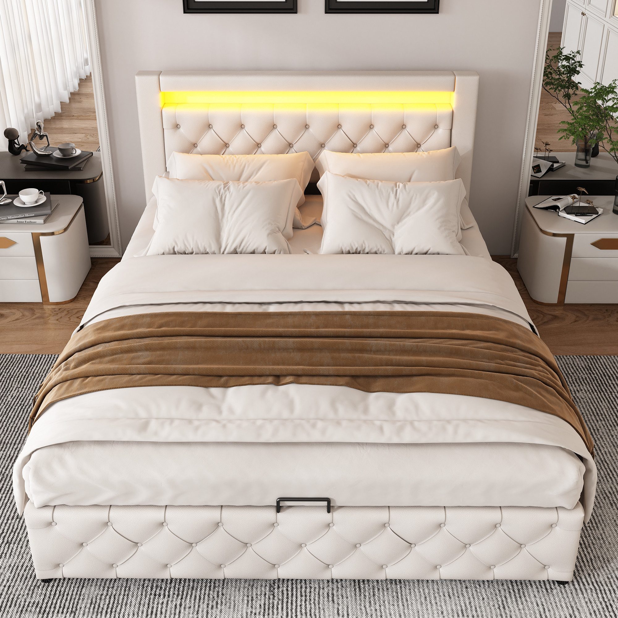PHOEBE CAT Polsterbett (Funktionsbett), Doppelbett mit günstig online kaufen