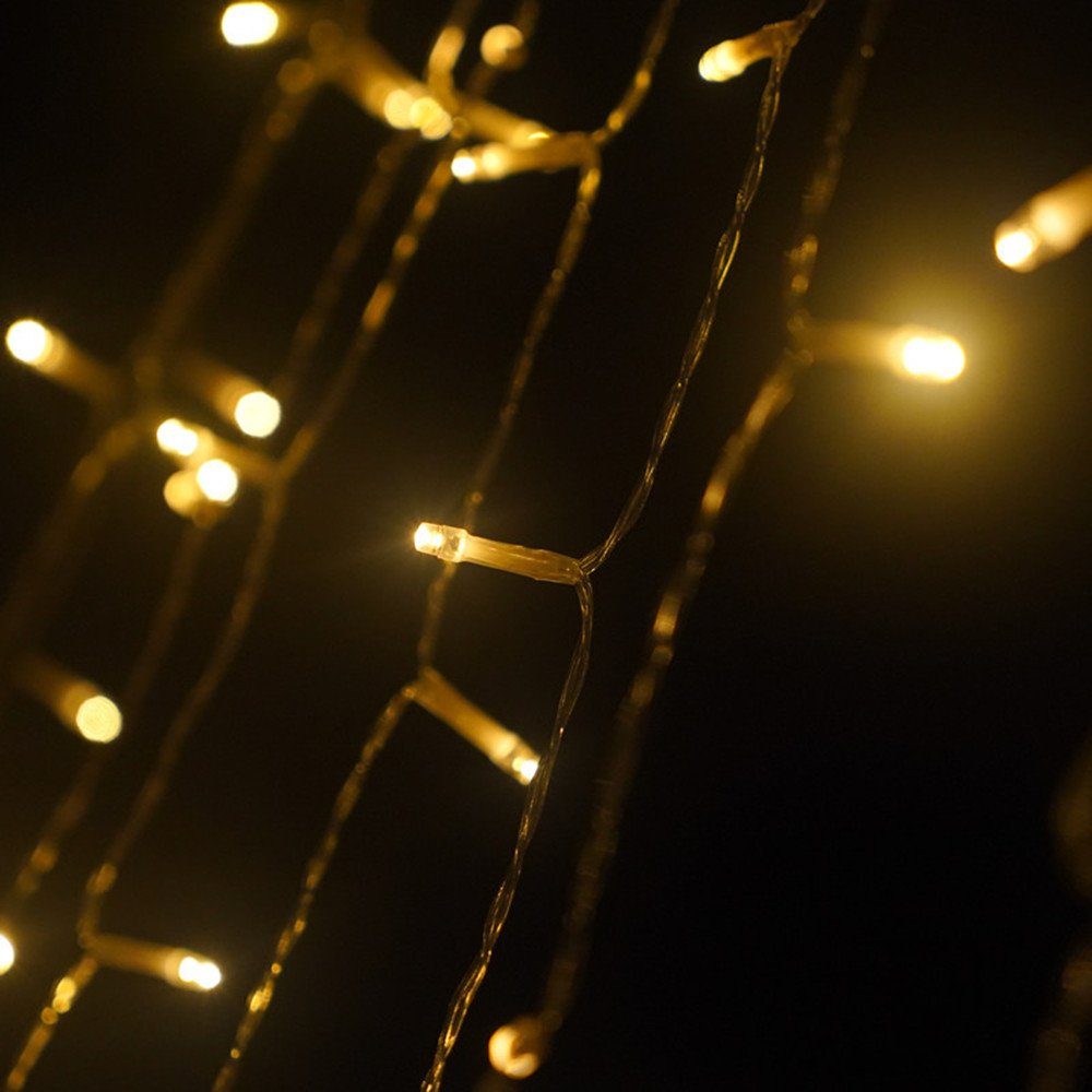 LED-Lichterkette Lichterkette Wasserdicht LED XDeer Weihnachtsdeko,Tannenbaum Weihnachtsbaum Weihnachtsbeleuchtung 350 Warmweiß, LED,Netzlichterkette