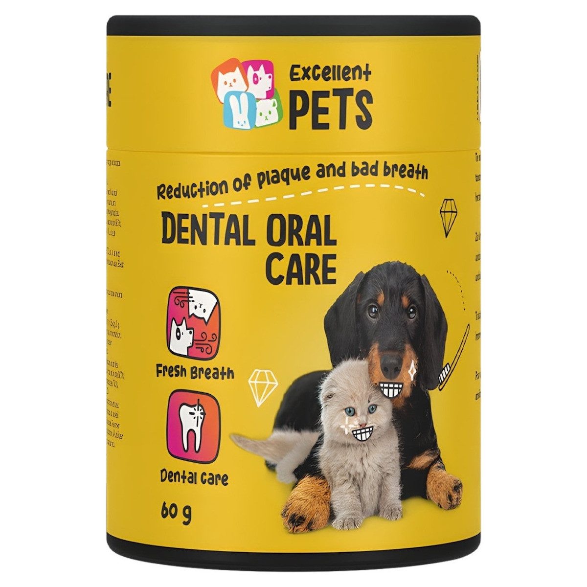 Excellent Pets Dental Oral Care für Hunde, Nahrungsergänzungsmittel für: Hund