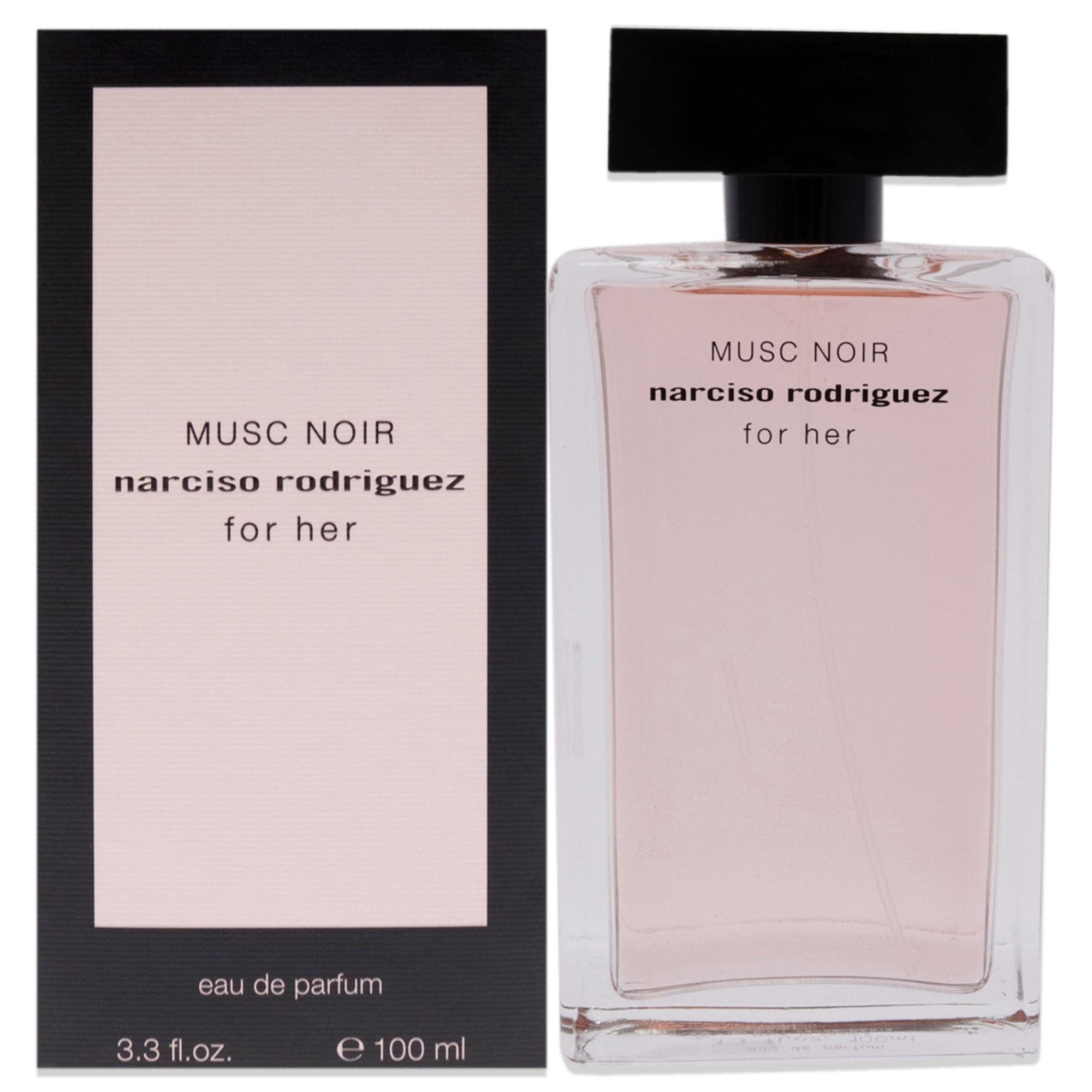 narciso rodriguez Eau de Parfum Musc Noir For Her EDP Damen Spray, Fruchtig-moschusiger Duft mit Pflaume, Moschus und Wildleder
