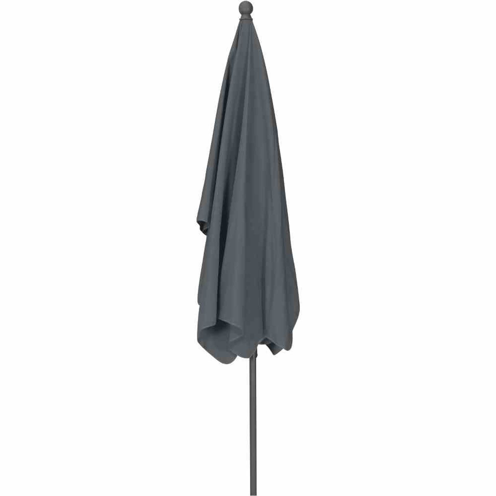 Siena Garden Sonnenschirm Tropico Mittelstockschirm anthrazit 210x140cm Sonnenschirm Schirm