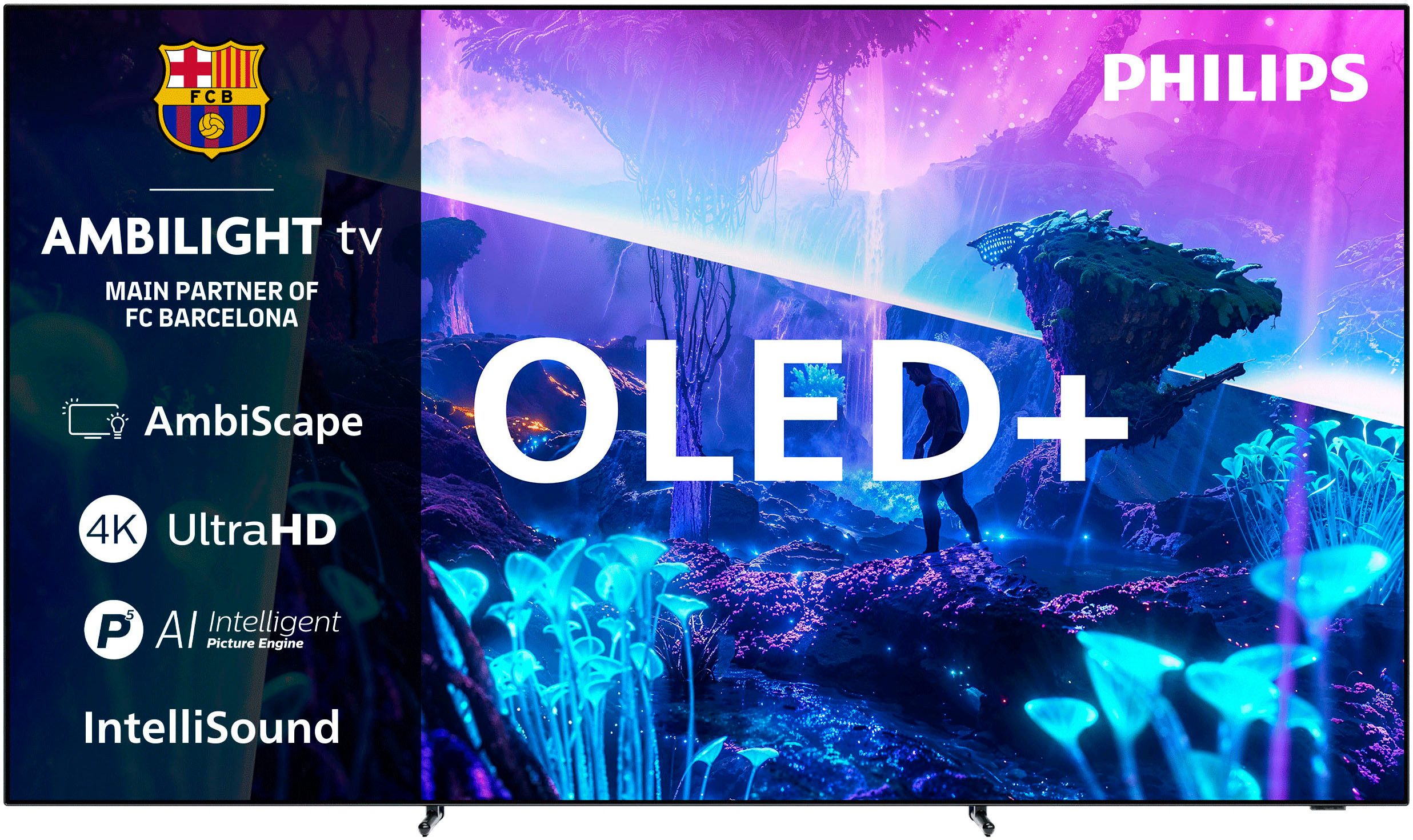 Philips 65OLED951/12 OLED-Fernseher (164 cm/65 Zoll, 4K Ultra HD, Smart-TV)