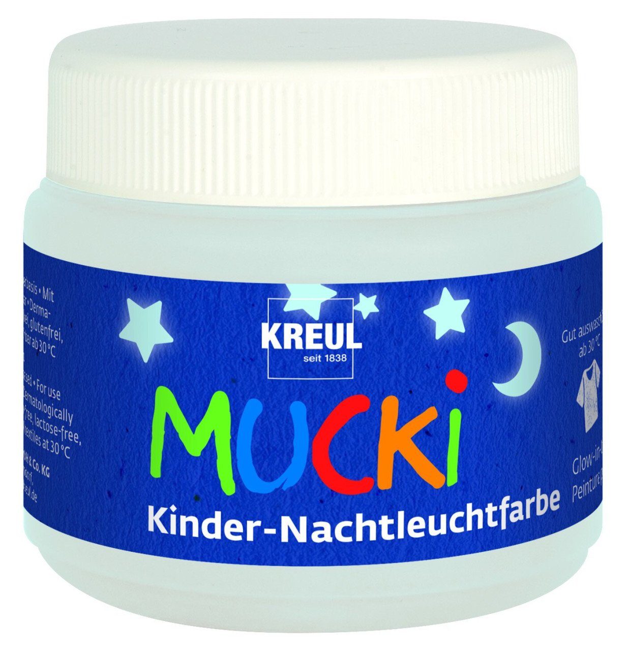 Kreul Bastelfarbe Kreul Mucki Nachtleuchtfarbe 150 ml