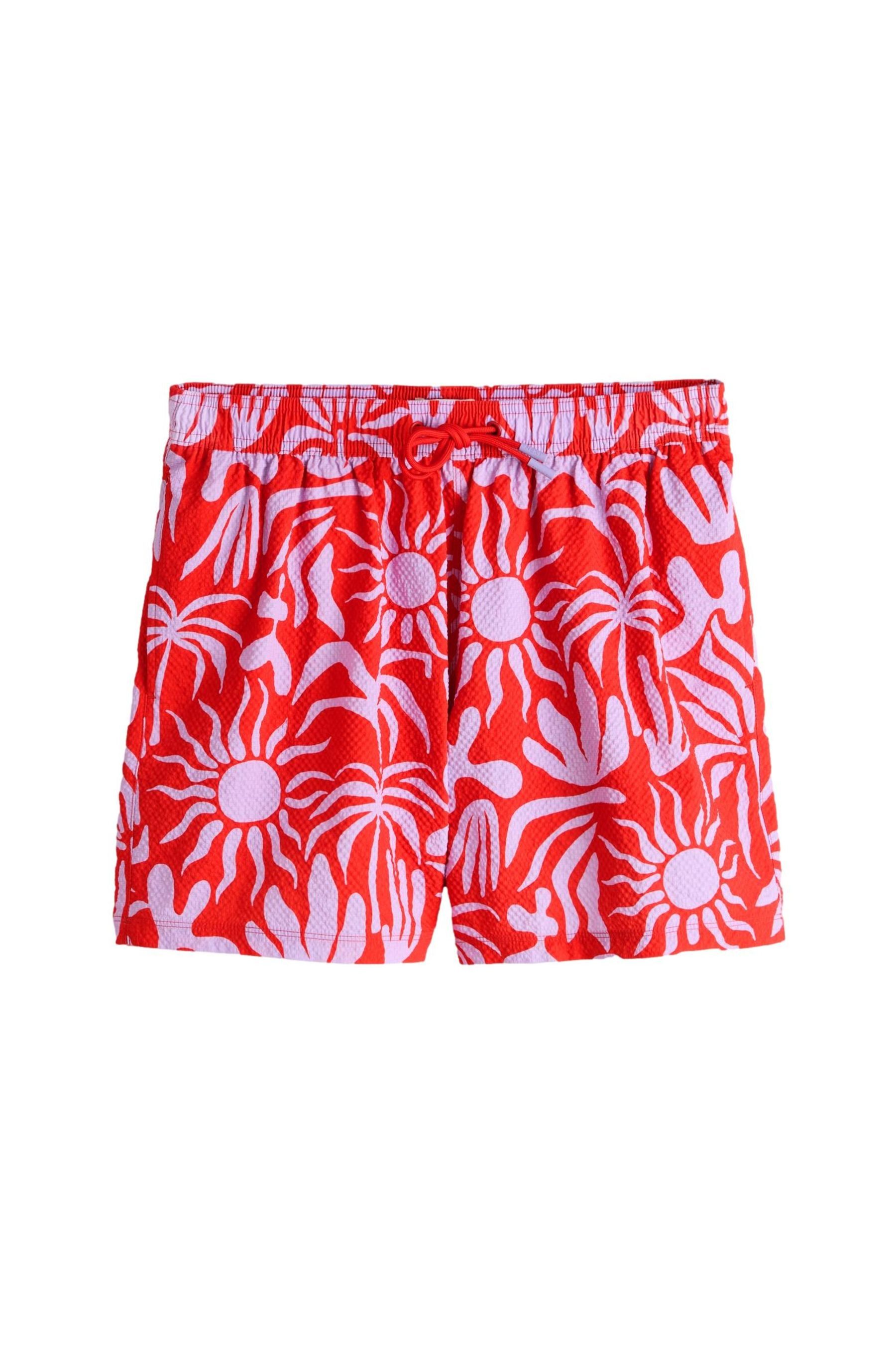 Next Badeshorts Strukturierte Badeshorts, abstrakter Print 5{dq} (1-St)