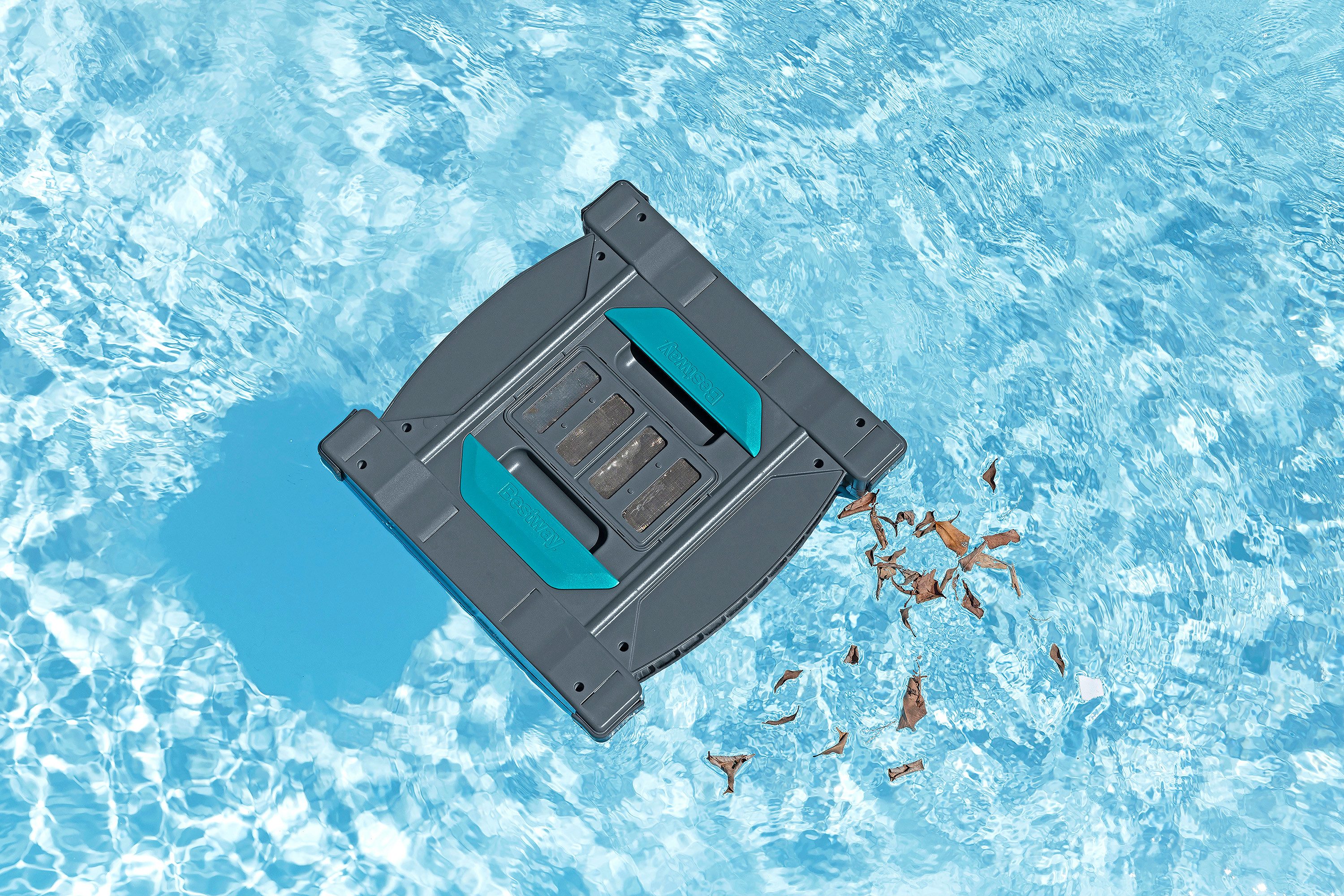 Bestway Poolroboter AquaTronix™ G300, (Packung, 2-St., Autonom 2 in 1 mit Oberflächenskimmer), Für Poolgrößen bis 50 m²